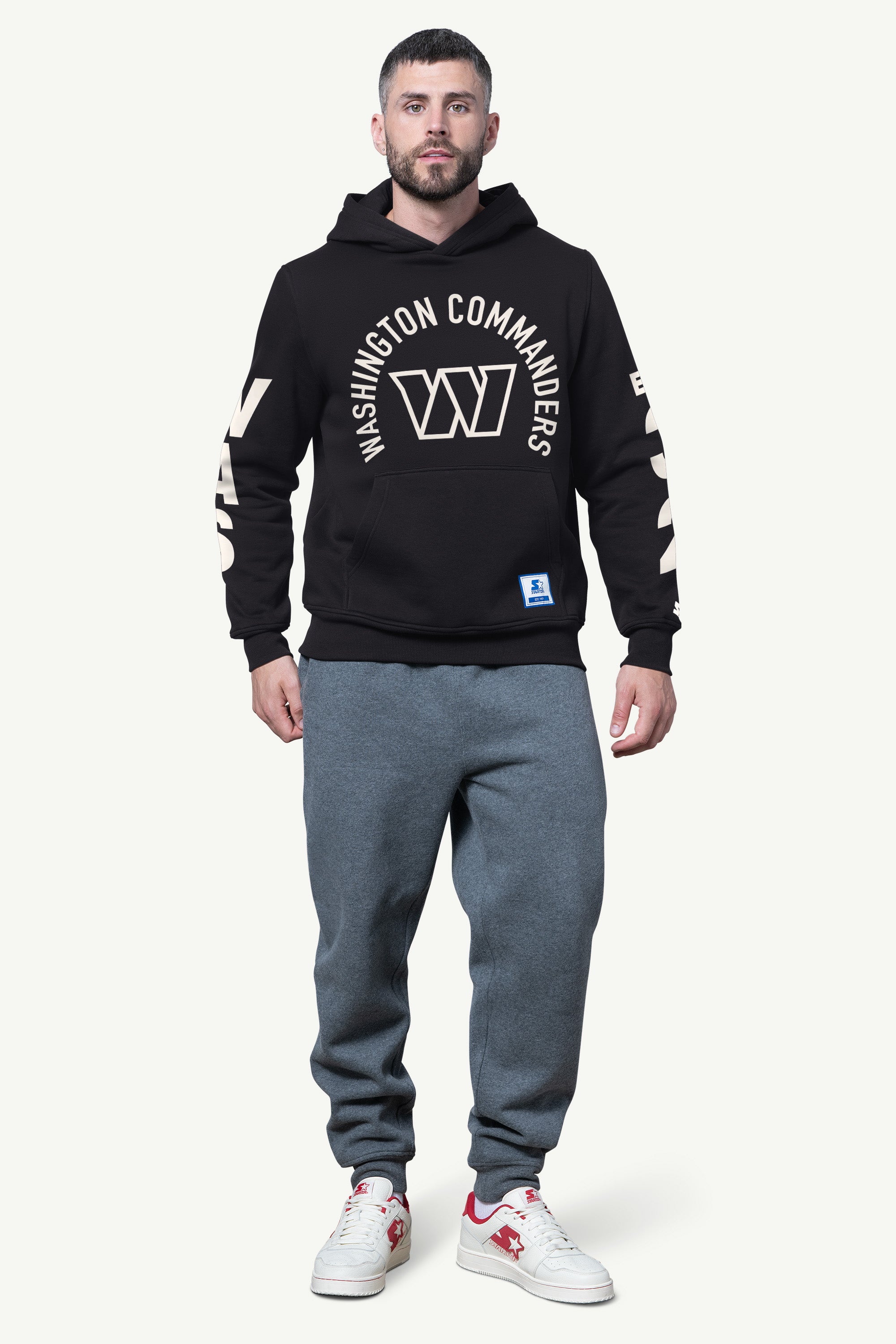 MENS WASHINGTON COMMANDERS HANDOFF FLEECE HOODIE View 2 | Washington Commanders