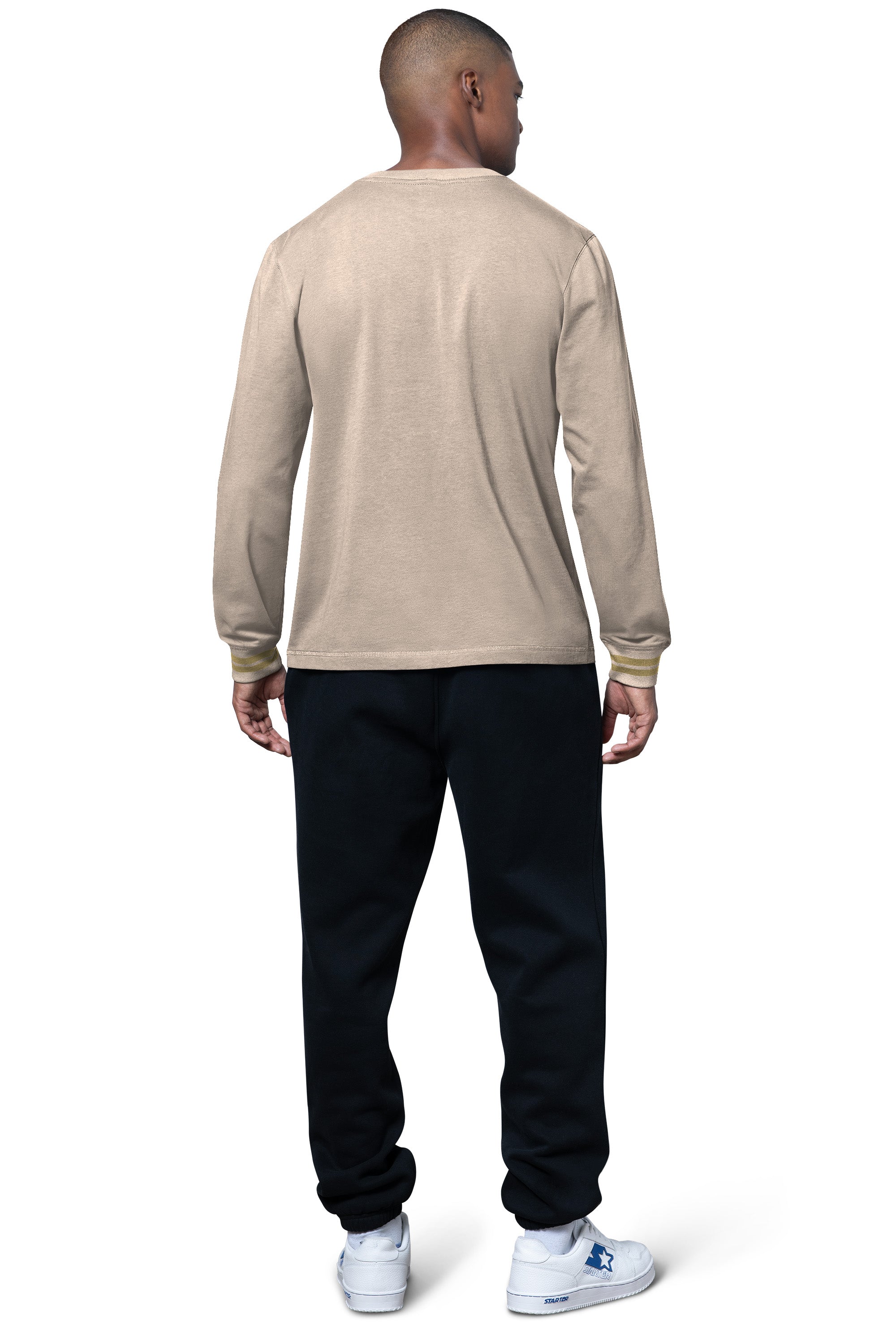 MENS BUFFALO BILLS FIELD LONG SLEEVE T SHIRT View 3 | STARTER CLASSICS