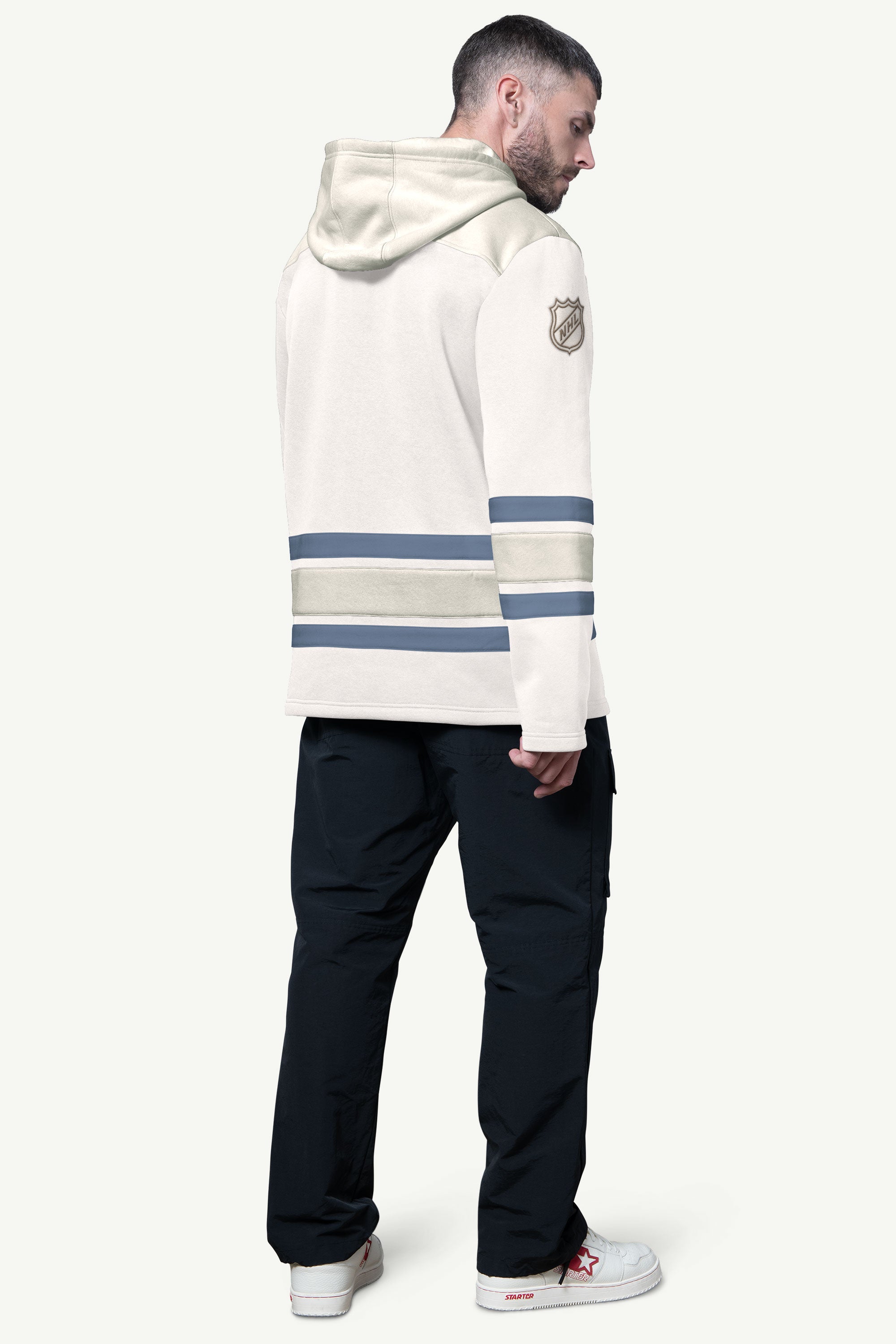 MENS SEATTLE KRAKEN SLAP SHOT HOODED HOCKEY PULLOVER View 3 | Seattle Kraken