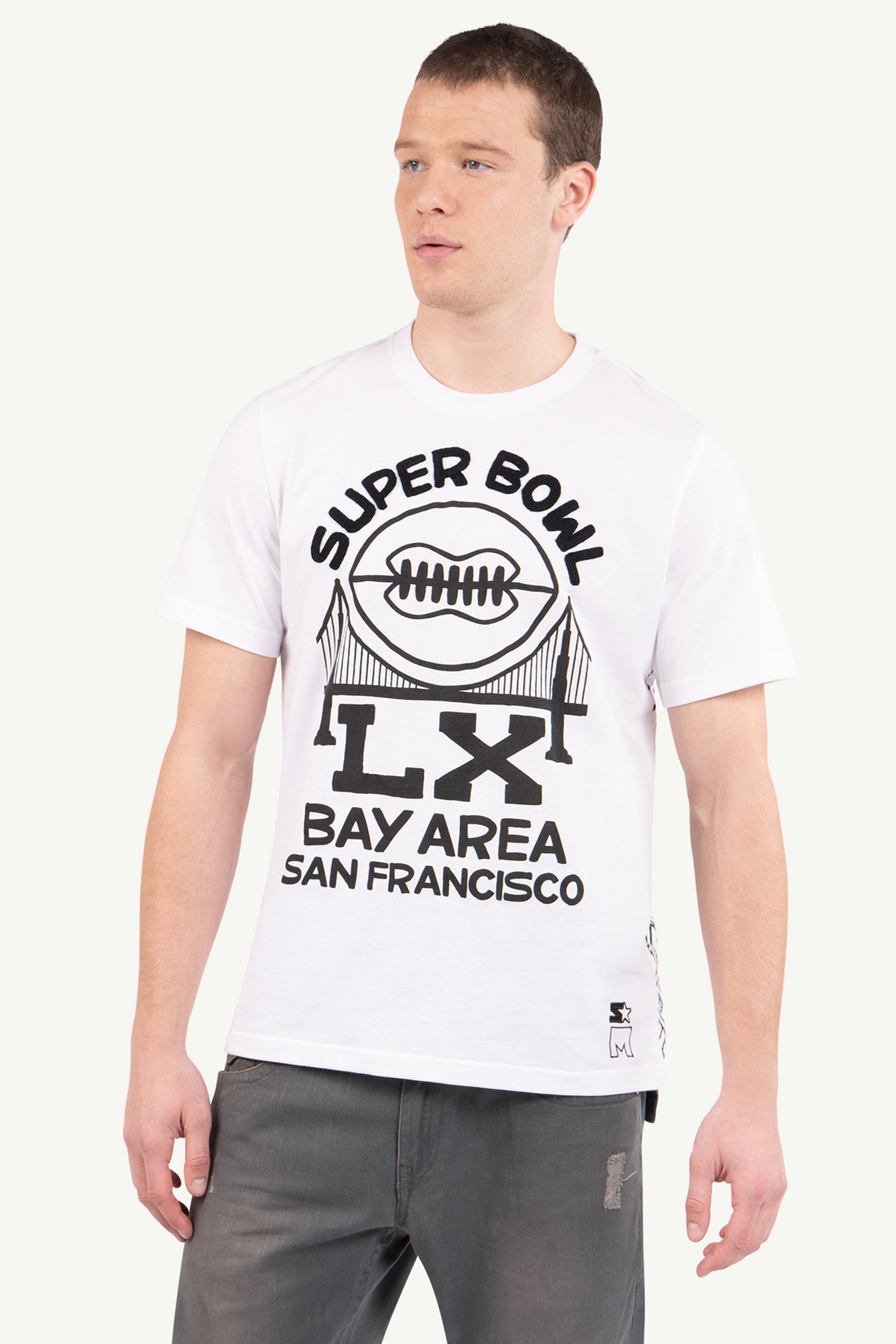 MENS SUPERBOWL LX SHORT SLEEVE T SHIRT View 1 | NFL SUPER BOWL LX