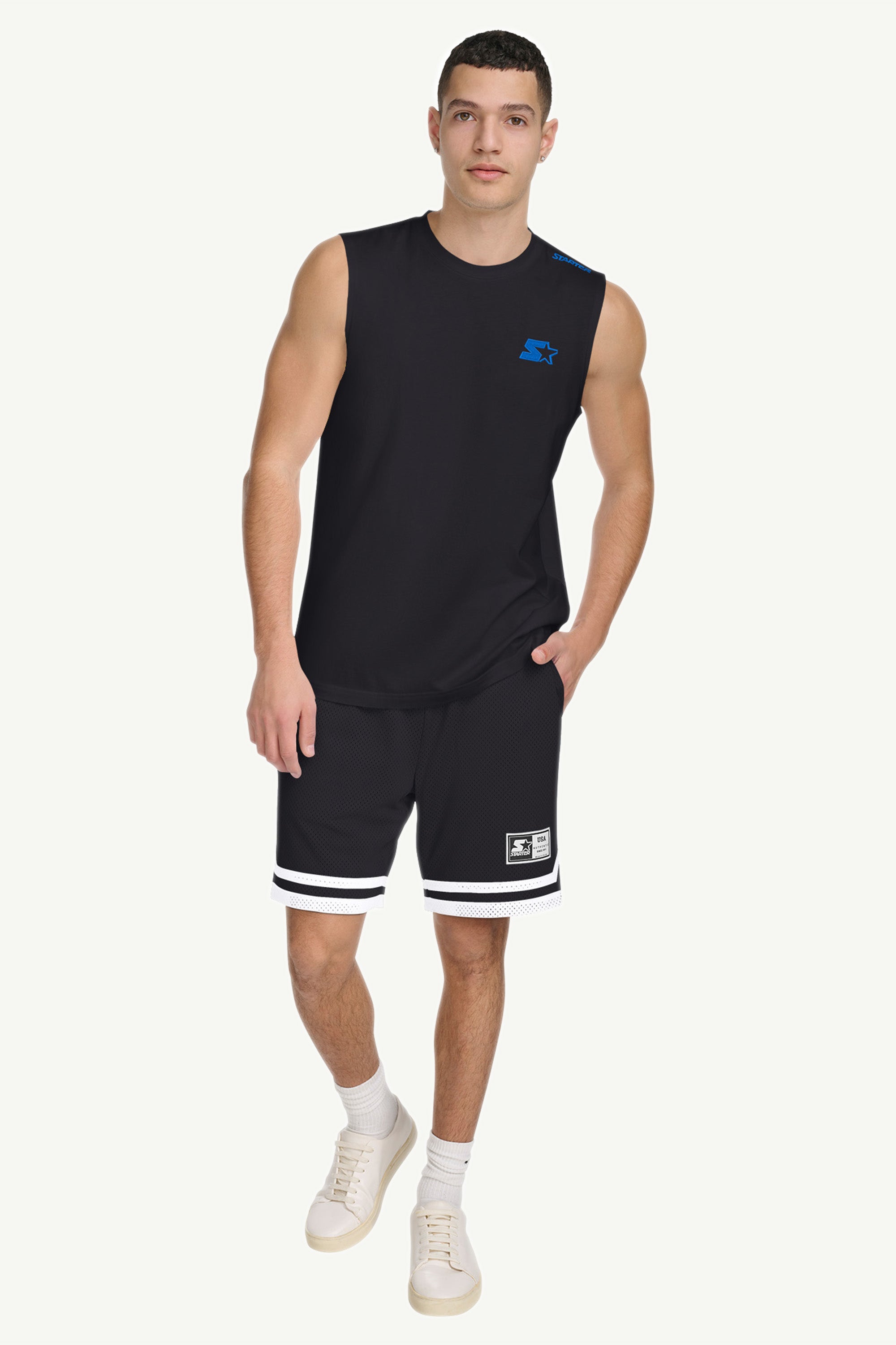 MENS STARTER SLEEVELESS T SHIRT View 2 | Men's Tops