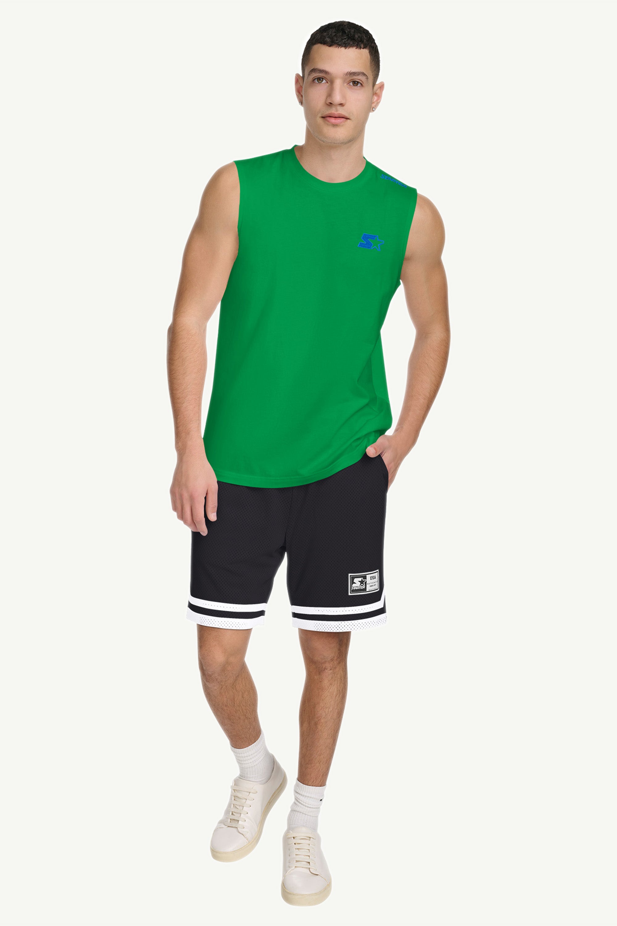 MENS STARTER SLEEVELESS T SHIRT View 2 | Men's Tops