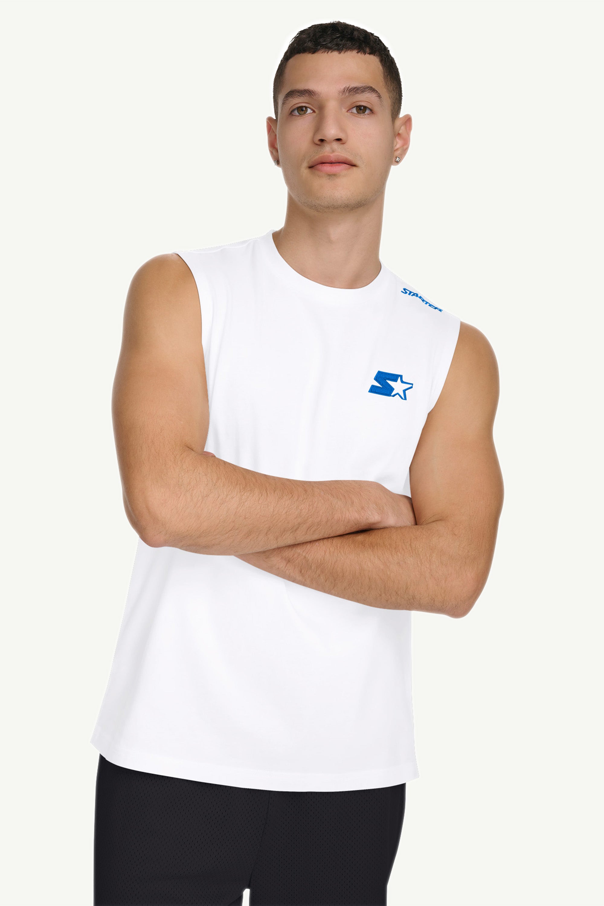 MENS STARTER SLEEVELESS T SHIRT View 1 | Men's Tops MENS STARTER SLEEVELESS T SHIRT View 1 | Men's Tops
