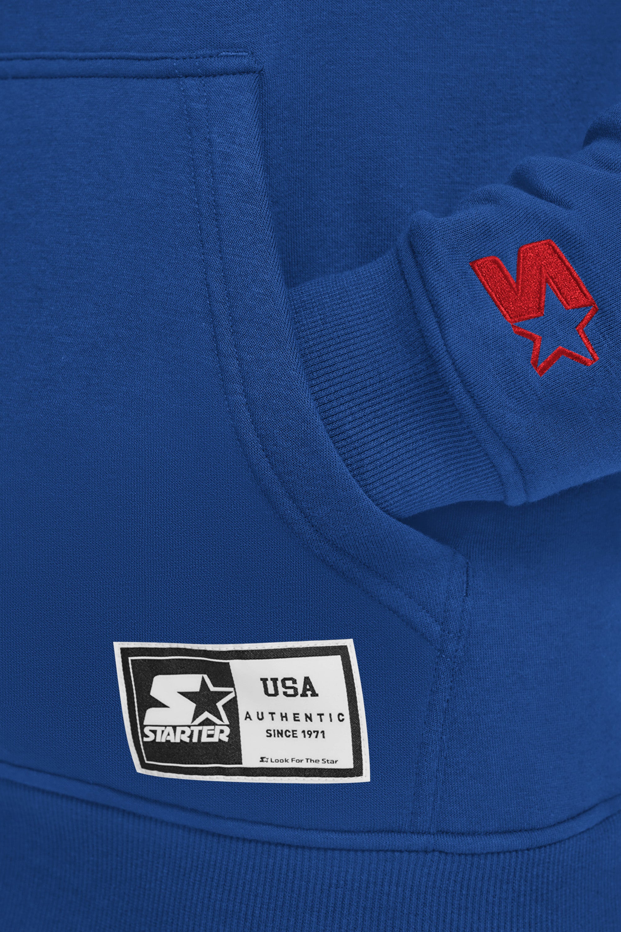 MENS STARTER EMBROIDERED FLEECE HOODIE View 3 | Starter Brand Collection