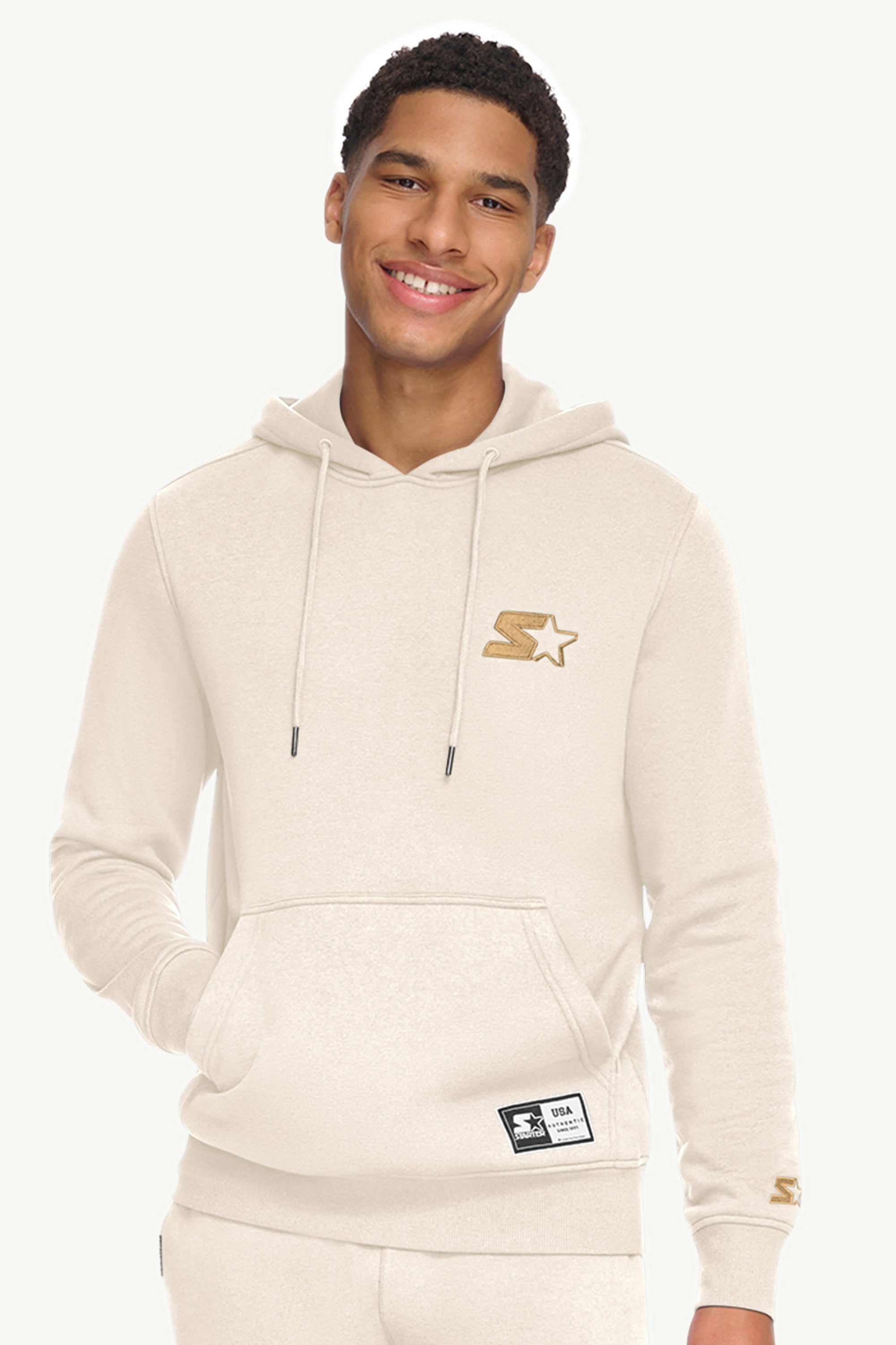 MENS STARTER EMBROIDERED FLEECE HOODIE View 1 | STARTER CLASSICS
