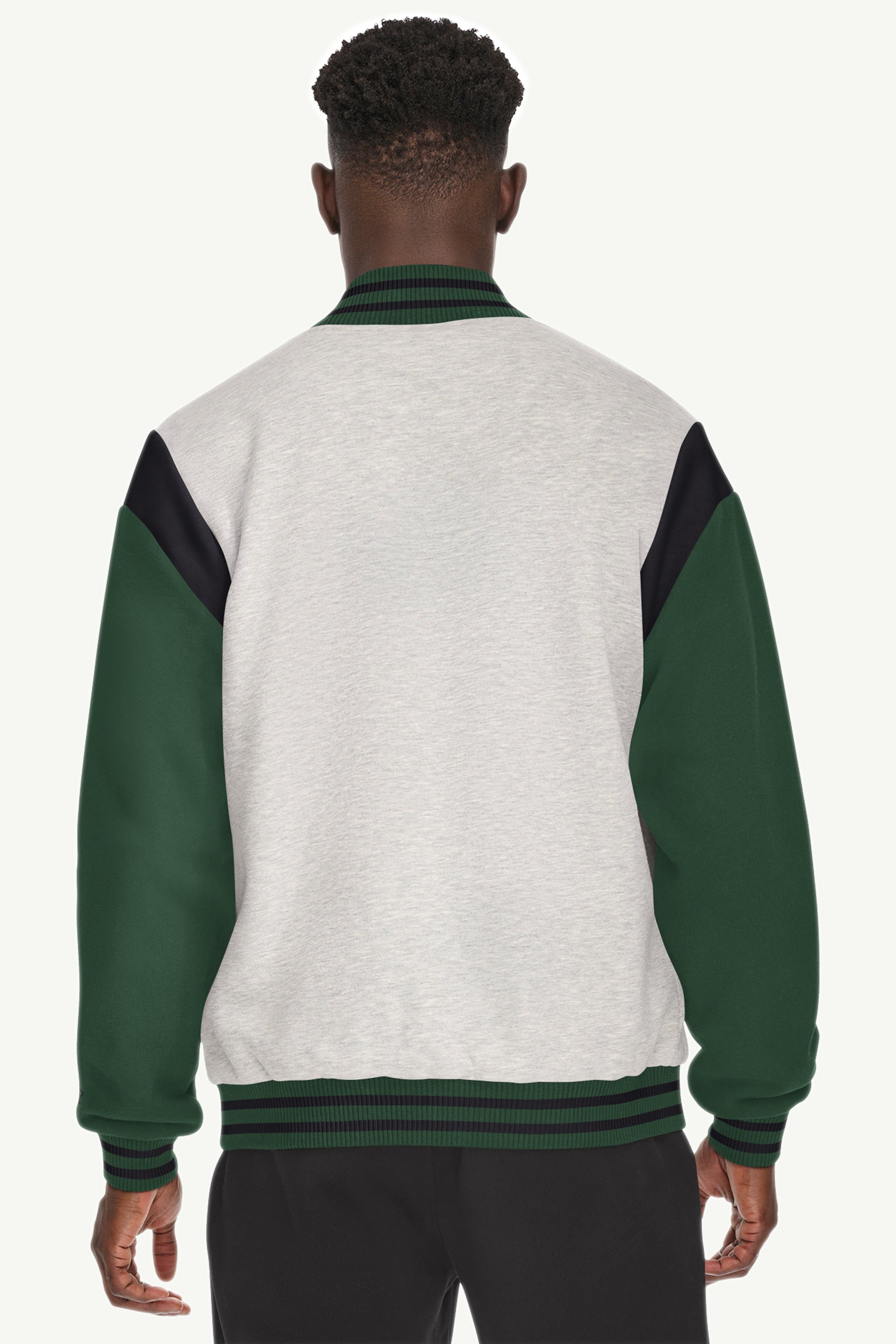 MENS STARTER HEAVYWEIGHT FLEECE VARSITY JACKET View 4 | Starter Brand Collection