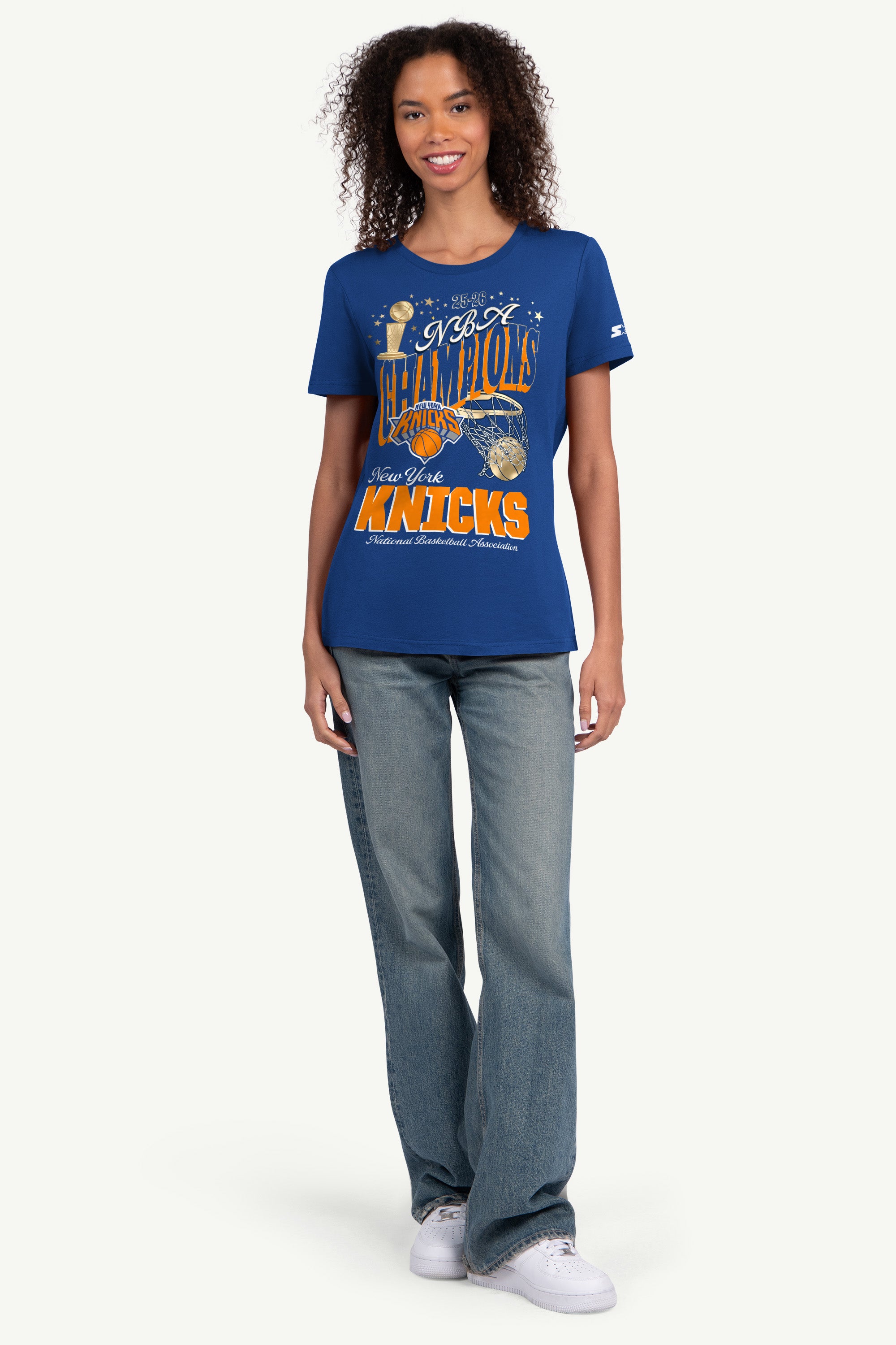 WOMENS NEW YORK KNICKS NBA CHAMPIONS T SHIRT View 4