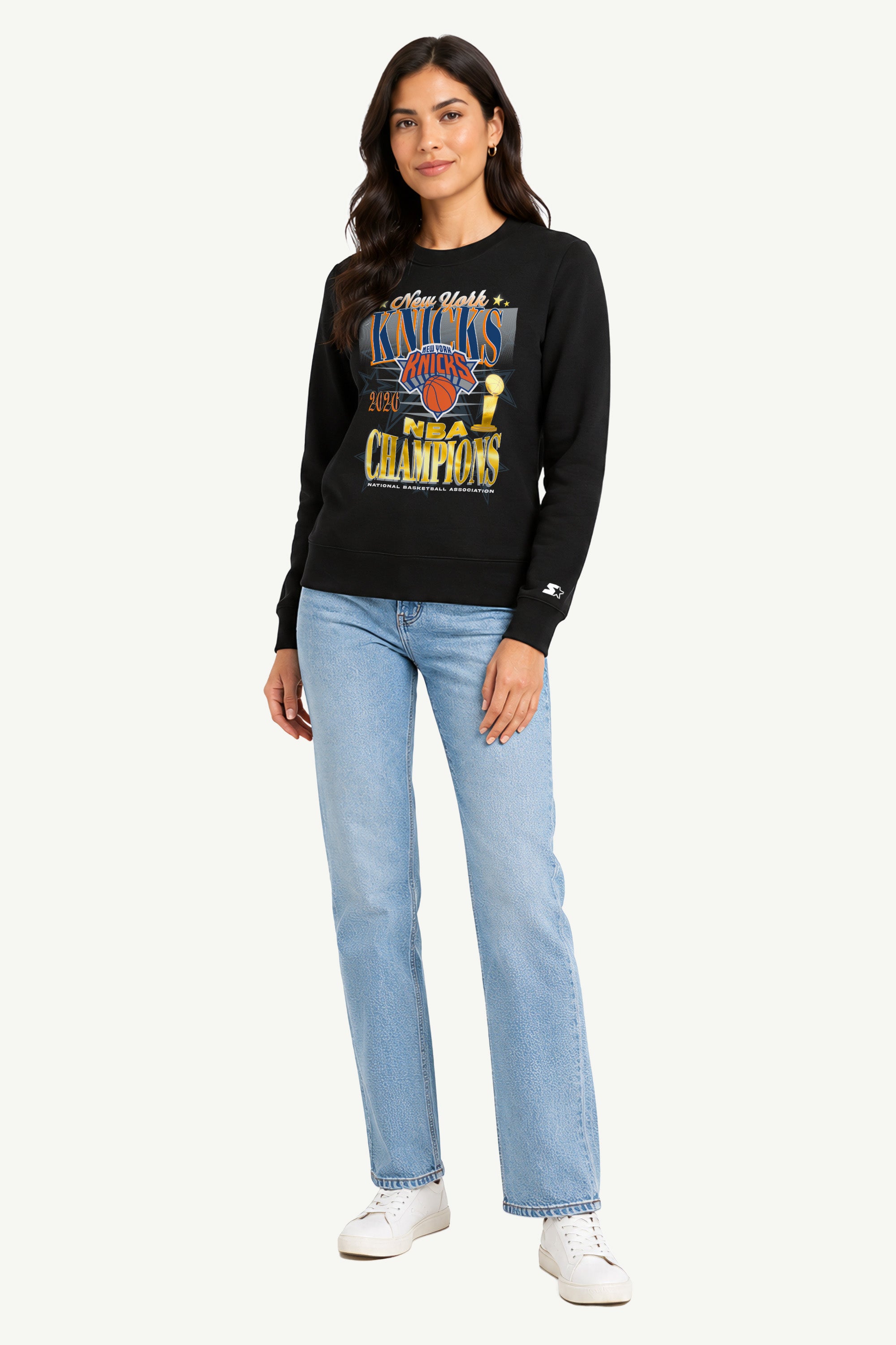 WOMENS NEW YORK KNICKS NBA CHAMPIONS SWEATSHIRT View 4