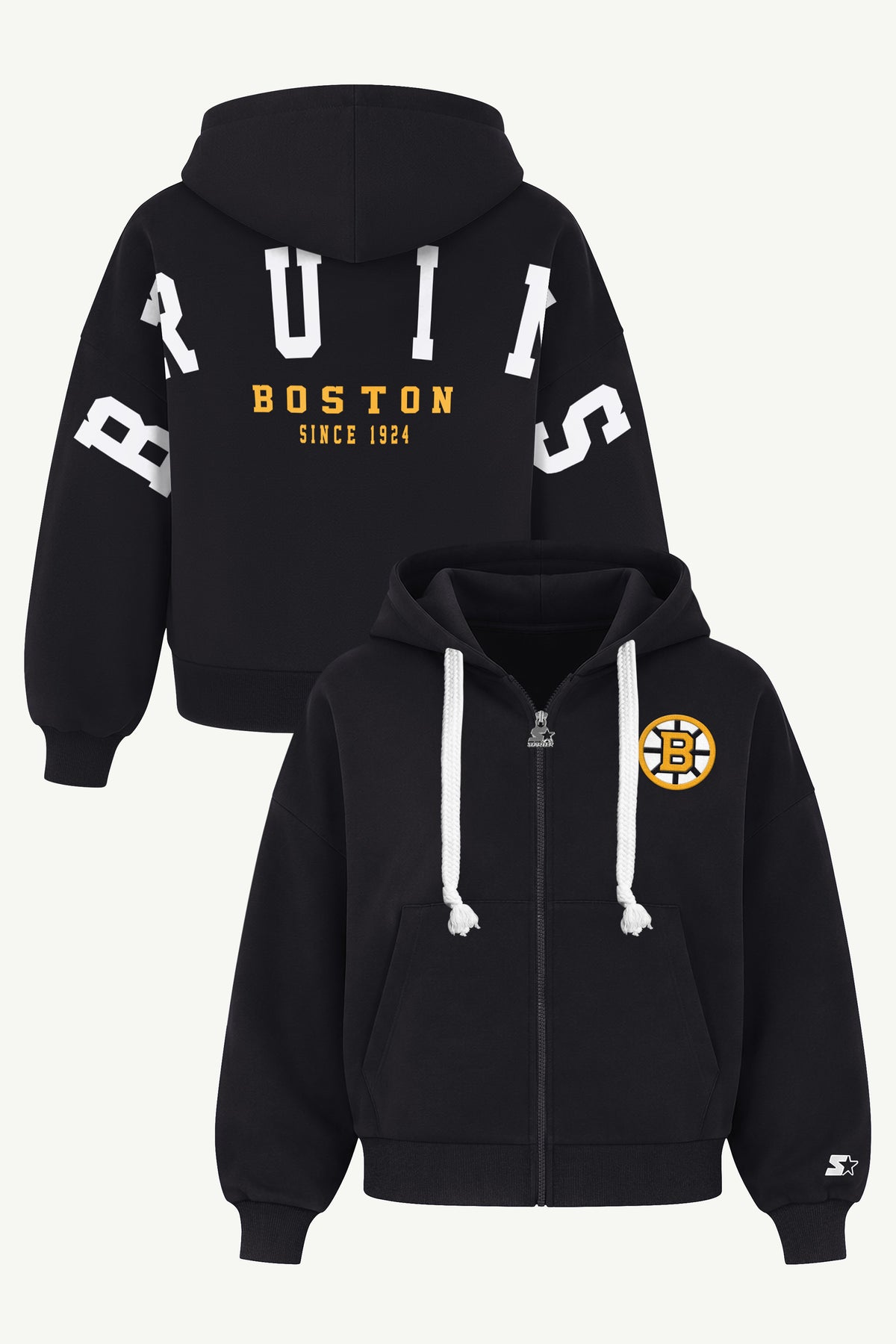 WOMENS BOSTON BRUINS HAIL MARY ZIP UP View 1