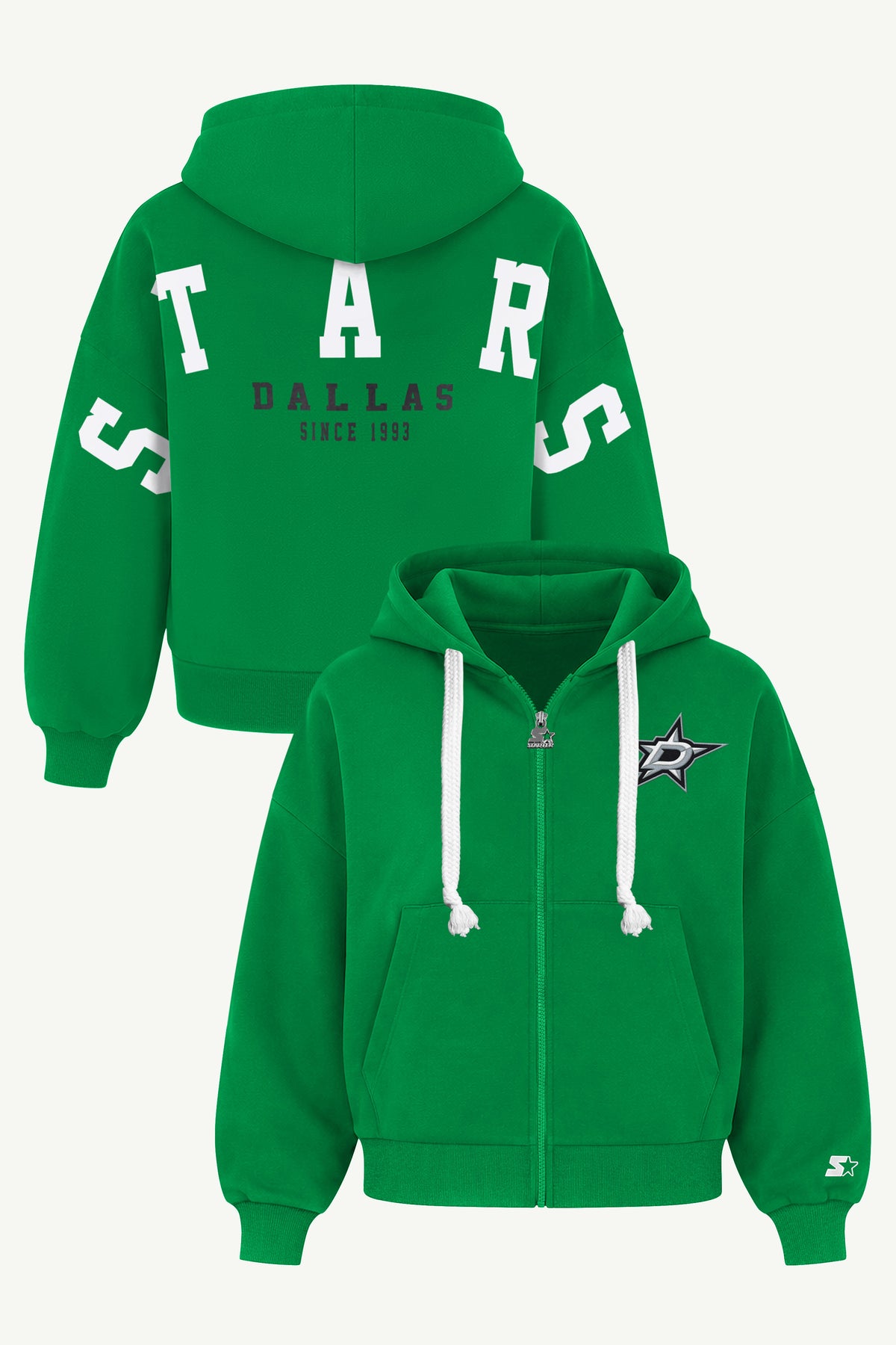 WOMENS DALLAS STARS HAIL MARY ZIP UP View 1