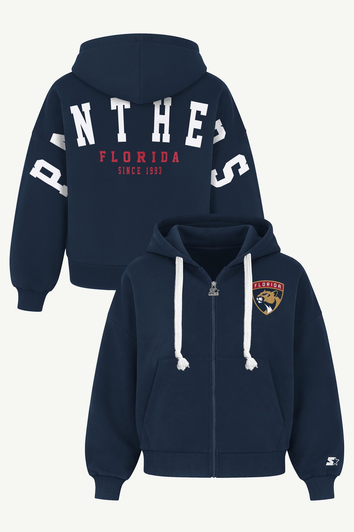 WOMENS FLORIDA PANTHERS HAIL MARY ZIP UP View 1
