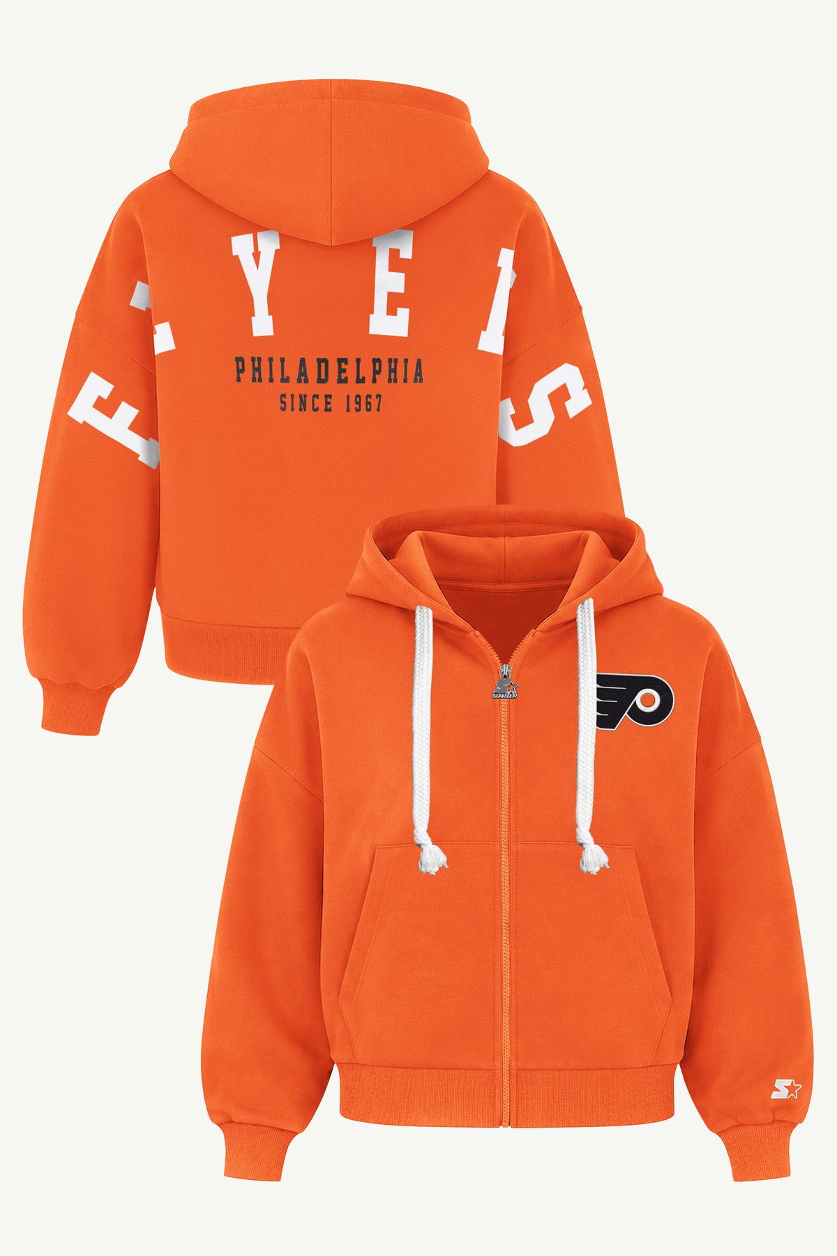 WOMENS PHILADELPHIA FLYERS HAIL MARY ZIP UP View 1 | Philadelphia Flyers