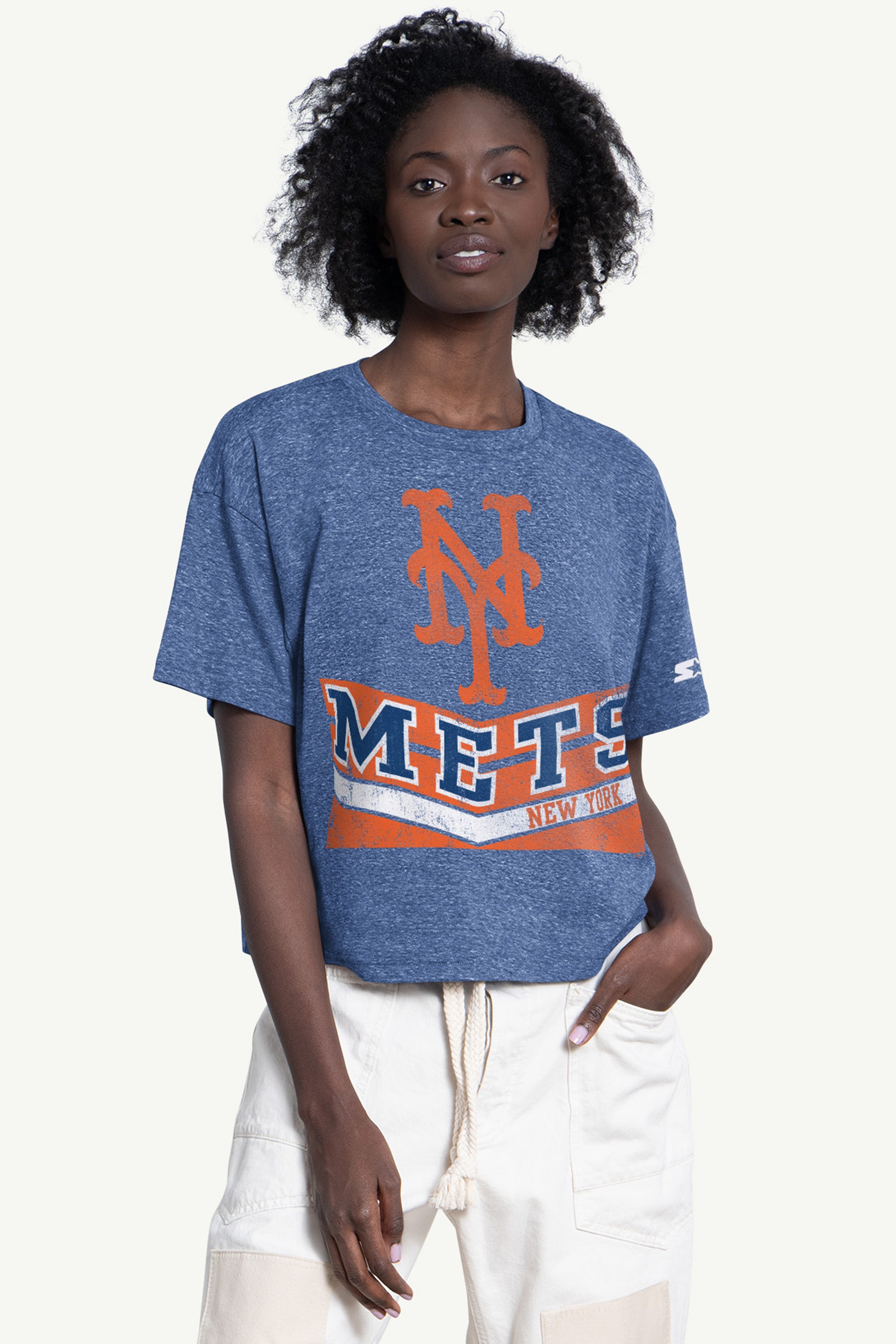 WOMENS NEW YORK METS JUMP SHOT TEE View 1 | New York Mets