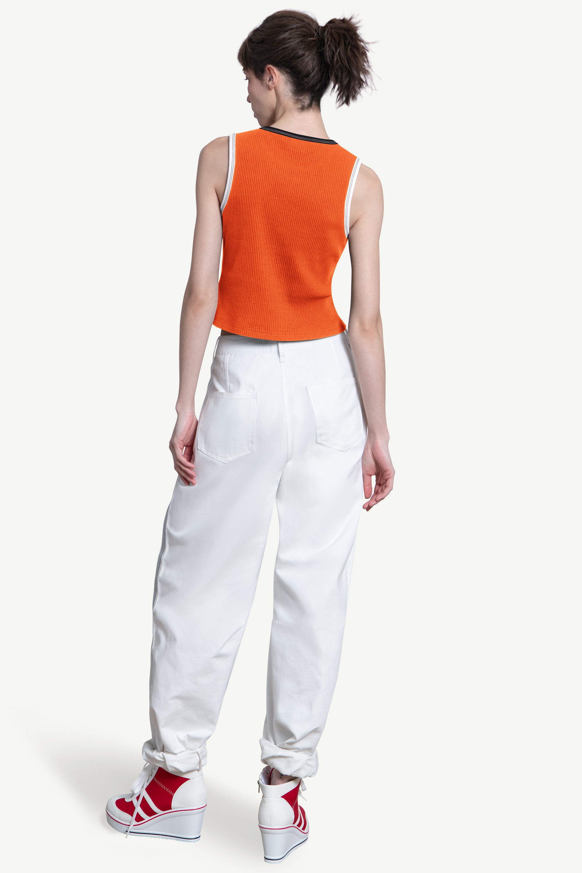 WOMENS BALTIMORE ORIOLES PLAY THE BALL CROP TANK View 2 | MLB