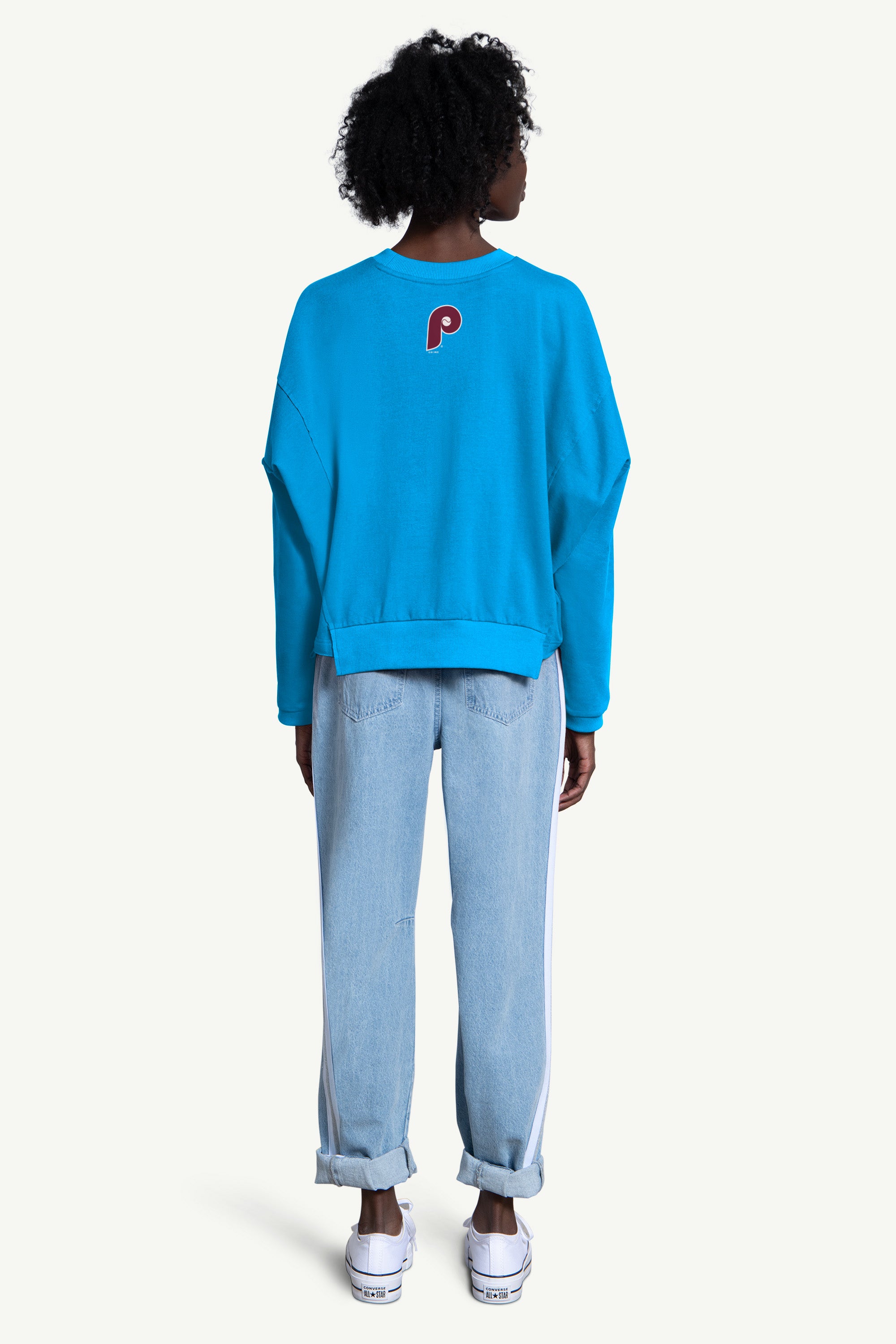 WOMENS PHILADELPHIA PHILLIES CREW NECK SWEATSHIRT View 2 | MLB