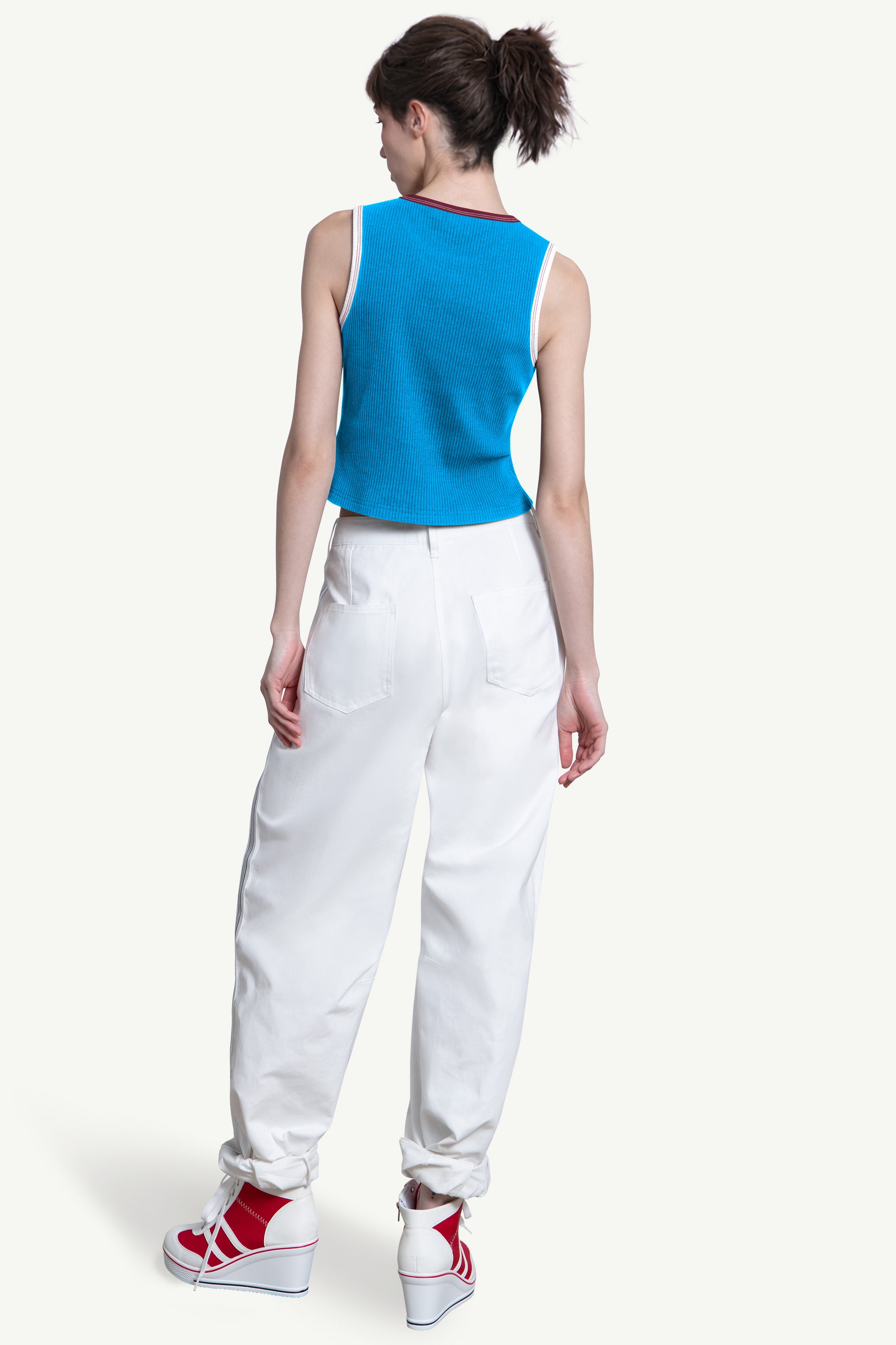 WOMENS PHILADELPHIA PHILLIES PLAY THE BALL CROP TANK View 2 | Philadelphia Phillies