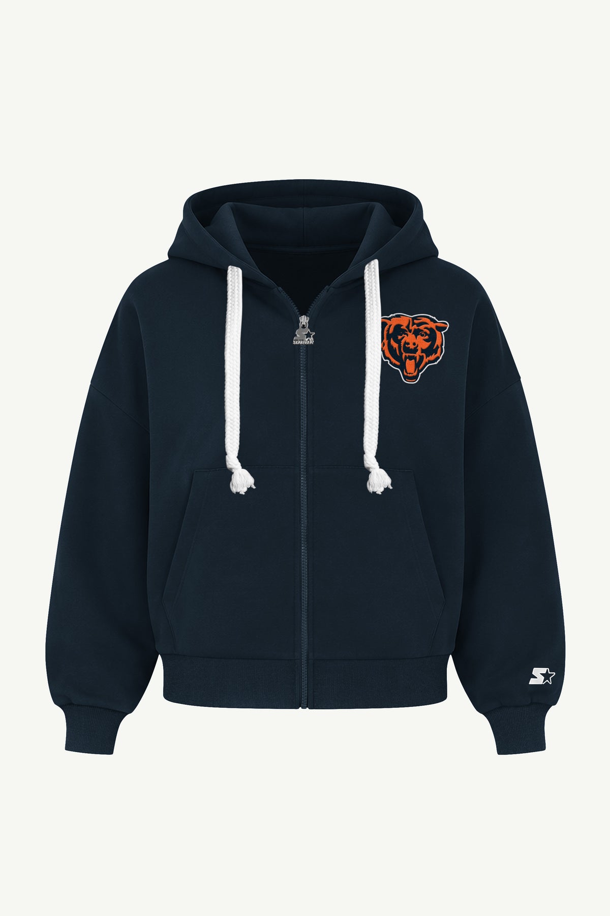 WOMENS CHICAGO BEARS HAIL MARY ZIP UP View 2