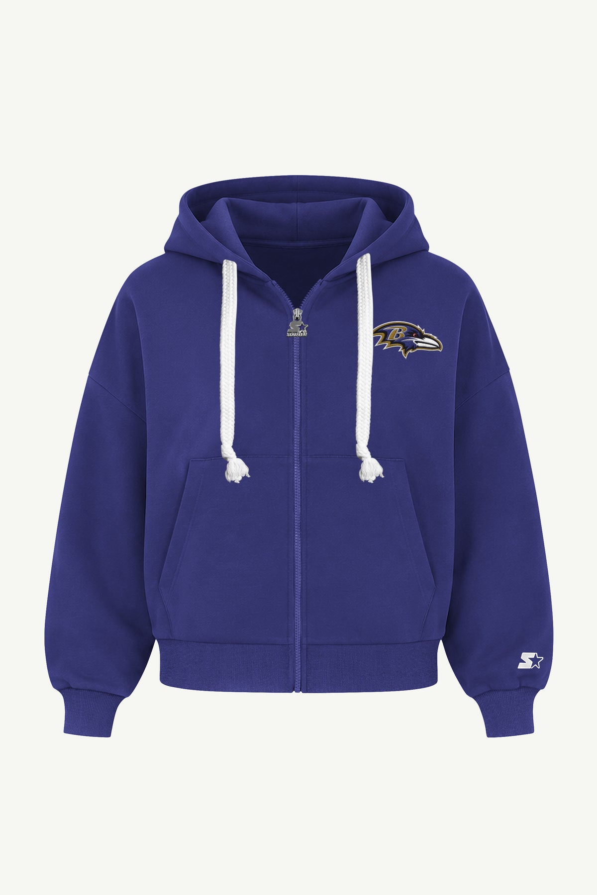 WOMENS BALTIMORE RAVENS HAIL MARY ZIP UP View 2