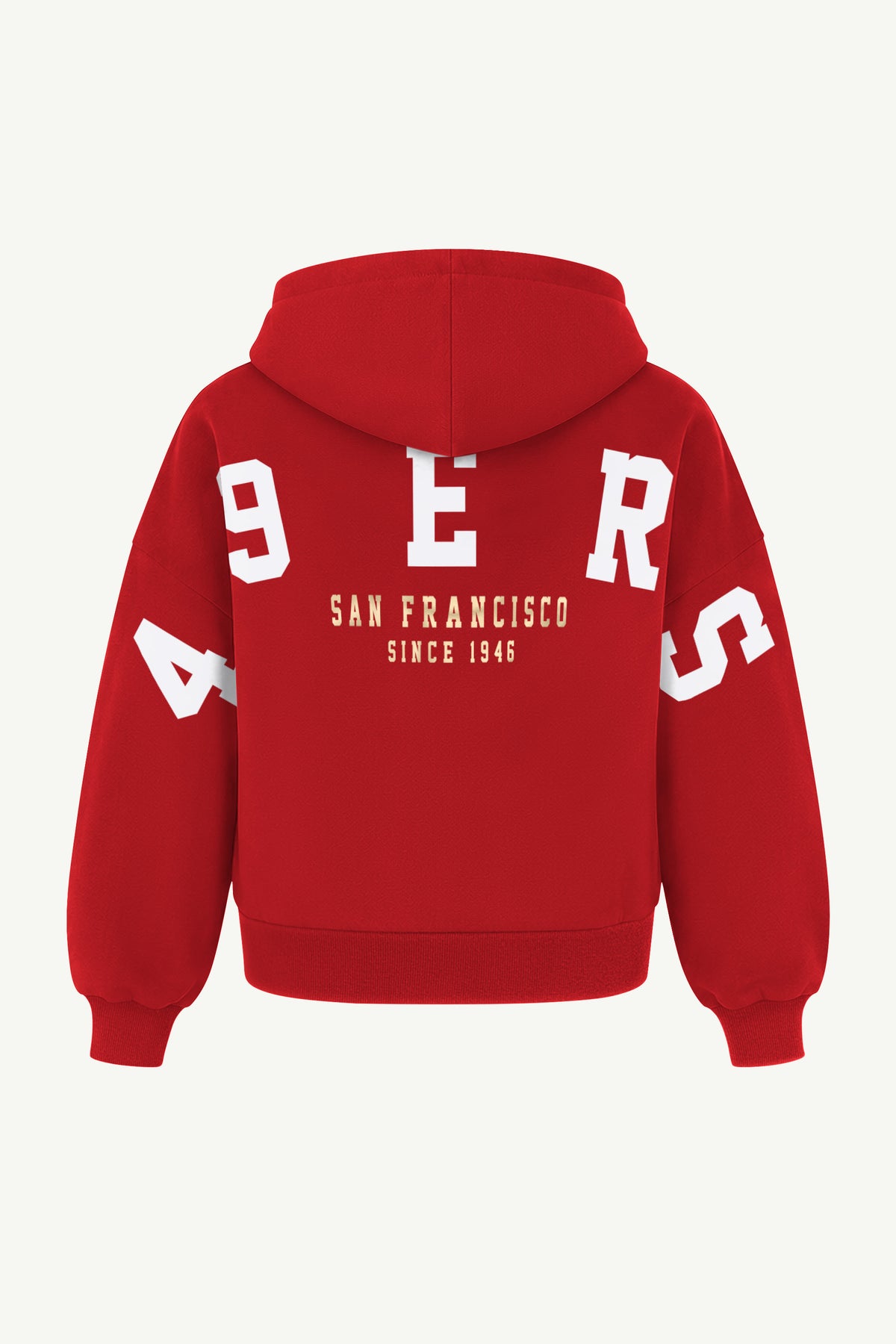 WOMENS SAN FRANCISCO 49ERS HAIL MARY ZIP UP View 3