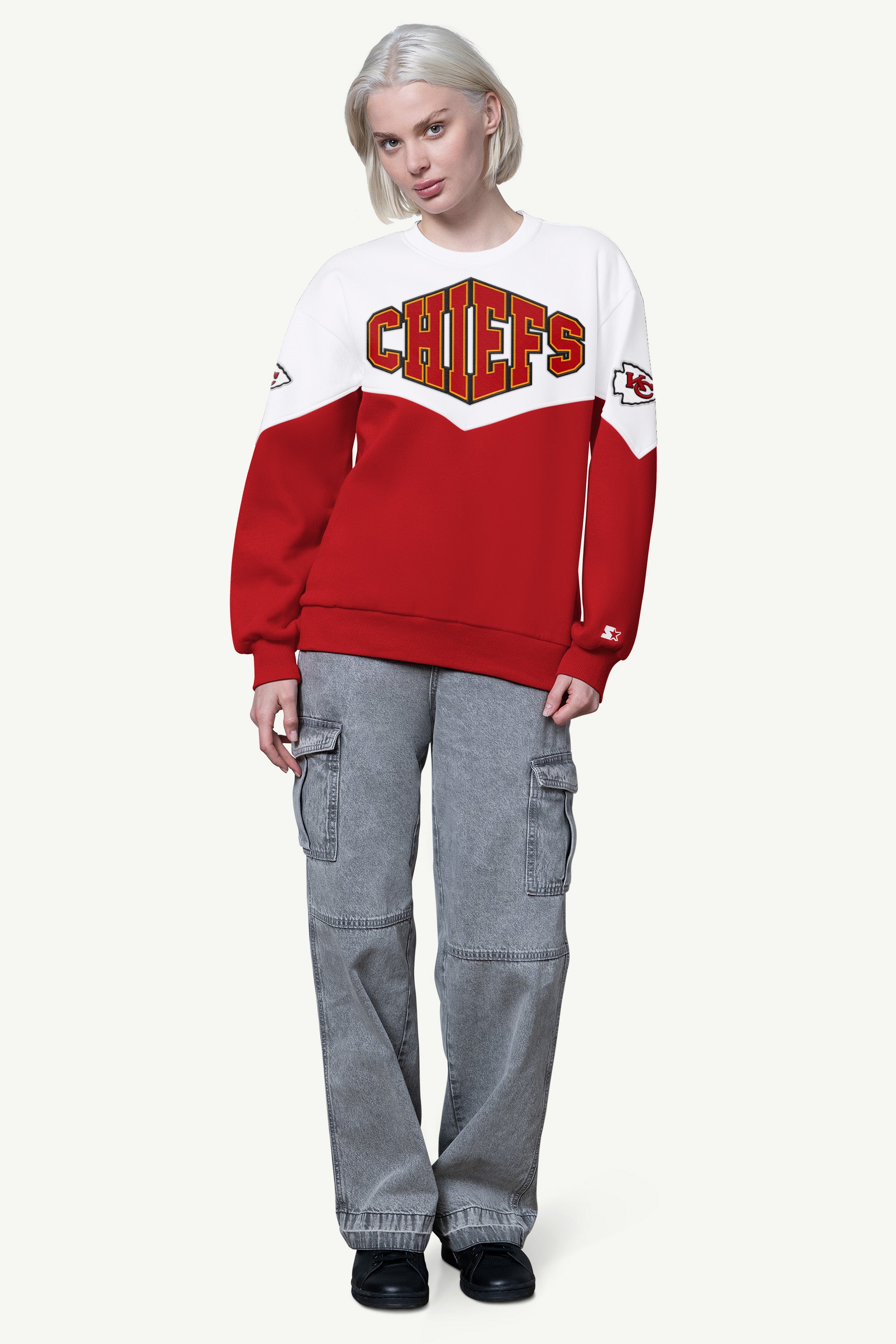 WOMENS KANSAS CITY CHIEFS CLUTCH HIT FLEECE View 2 | Kansas City Chiefs