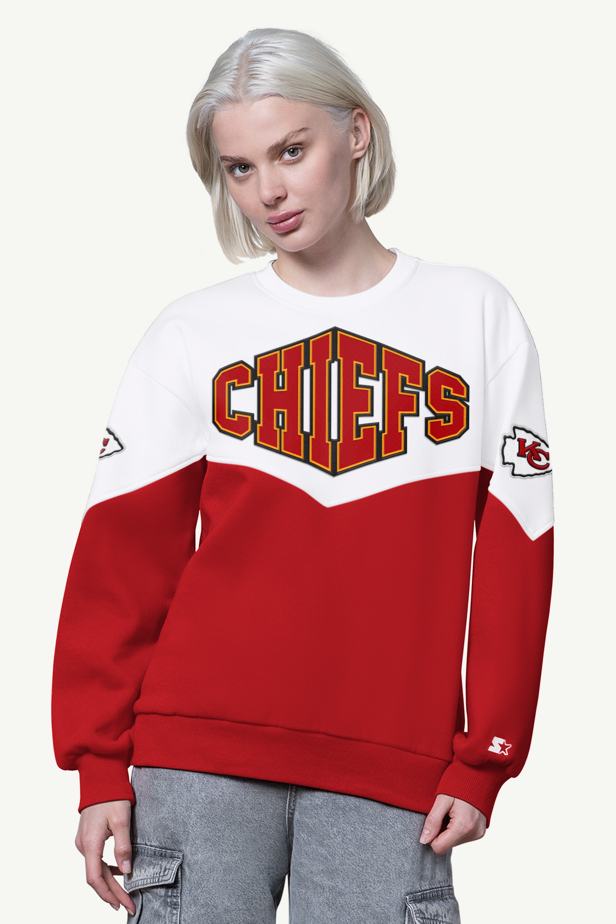 WOMENS KANSAS CITY CHIEFS CLUTCH HIT FLEECE View 1 | Kansas City Chiefs