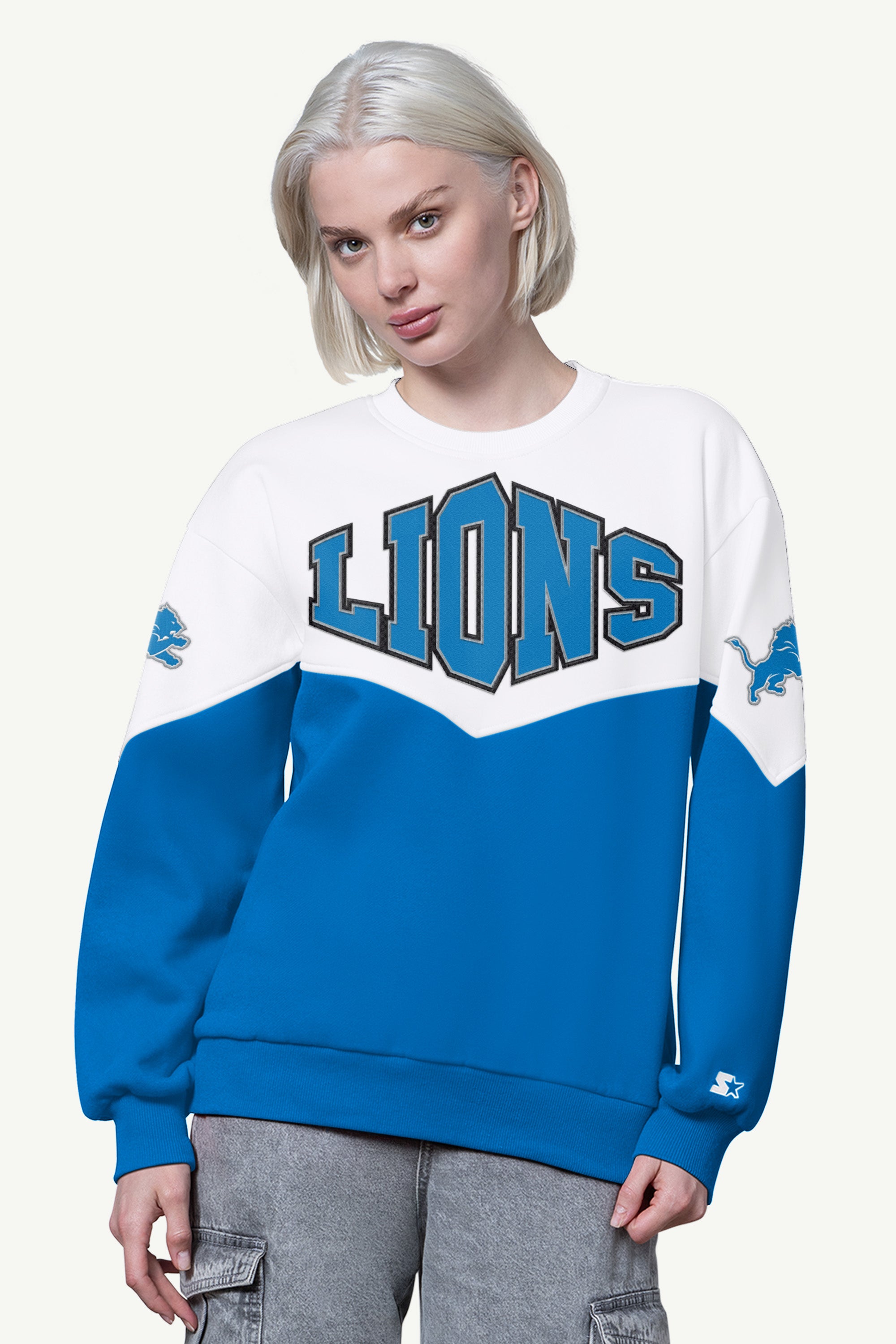 WOMENS DETROIT LIONS CLUTCH HIT FLEECE View 1 | Detroit Lions