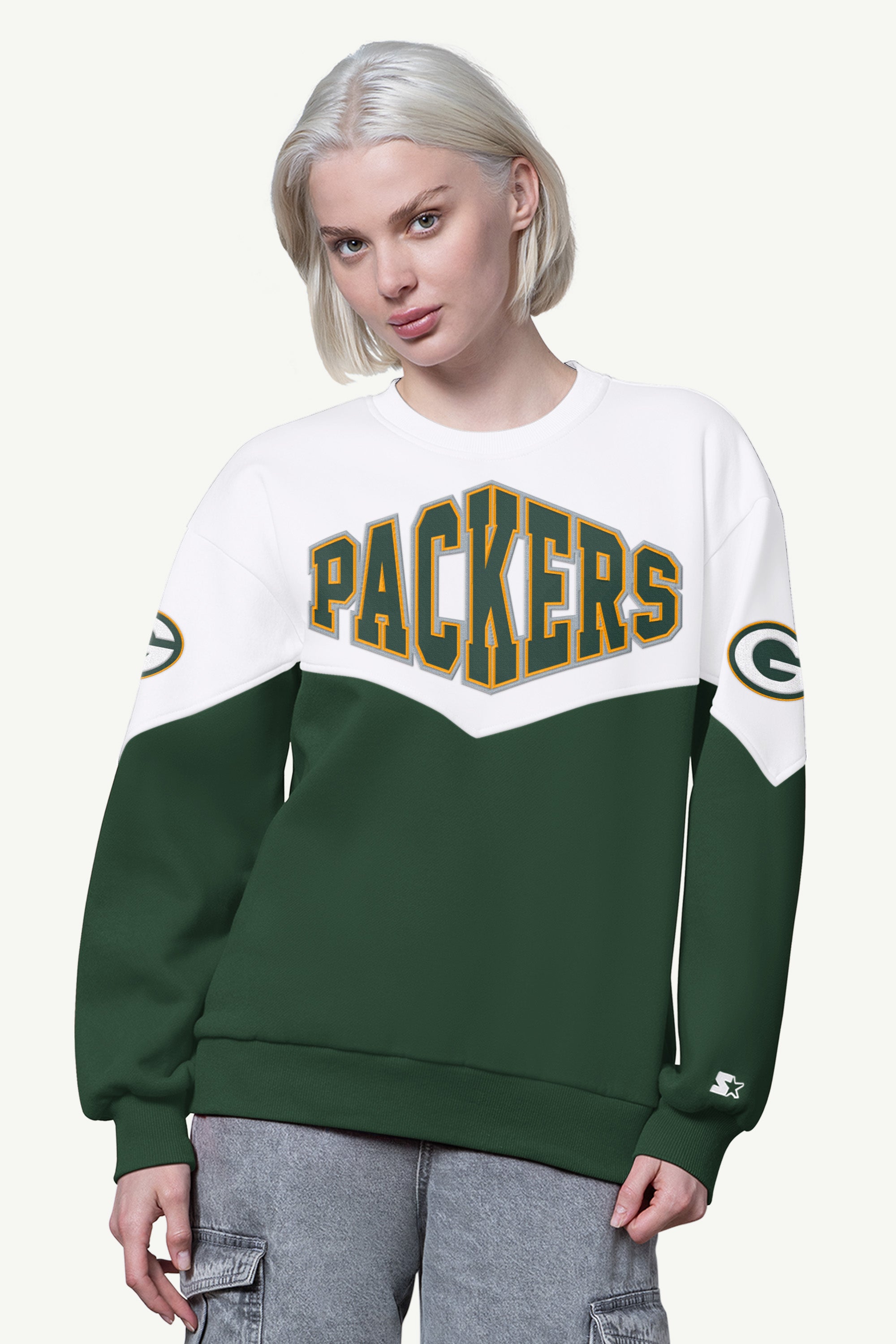 WOMENS GREEN BAY PACKERS CLUTCH HIT FLEECE View 1 | Green Bay Packers
