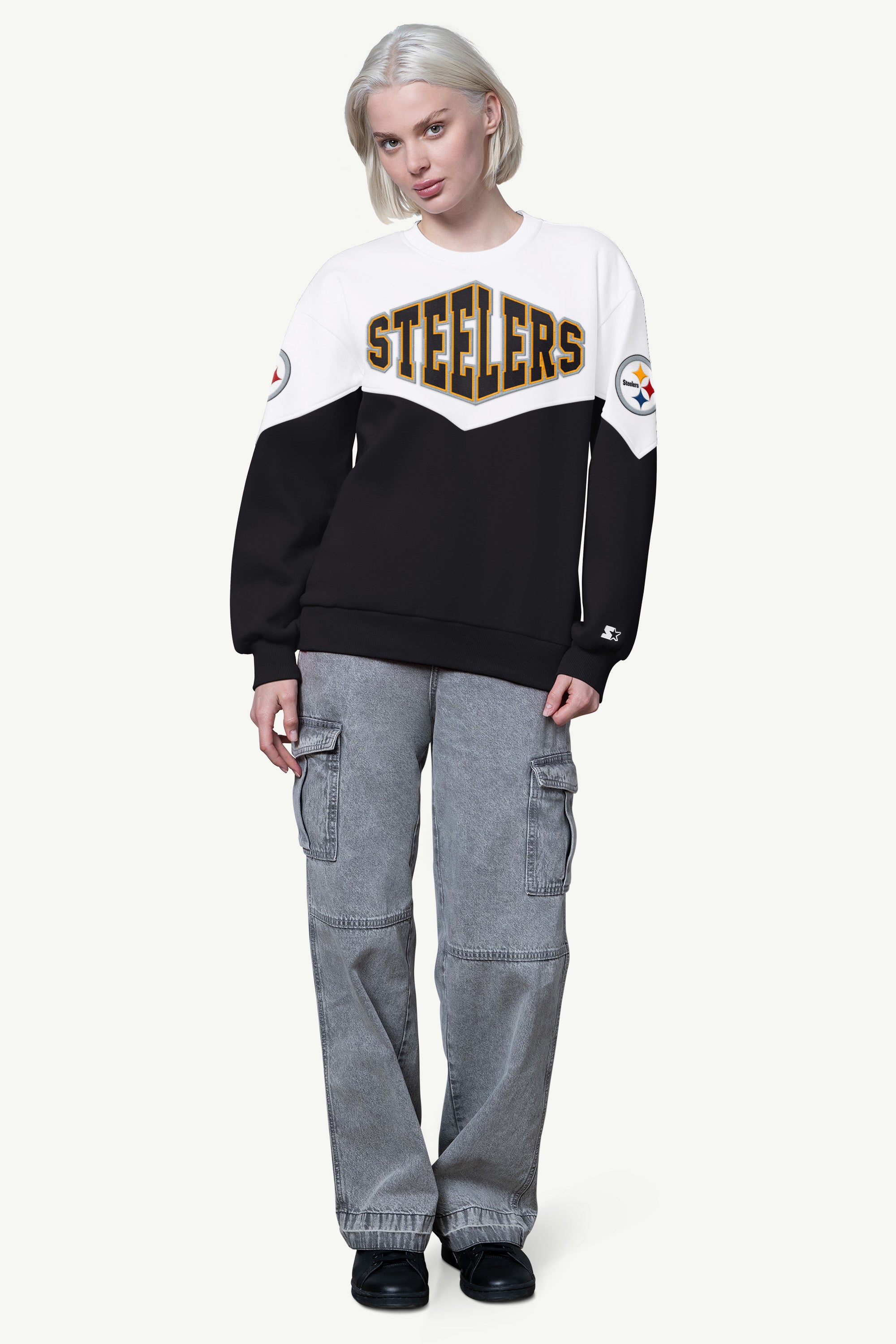 WOMENS PITTSBURGH STEELERS CLUTCH HIT FLEECE View 2 | Pittsburgh Steelers