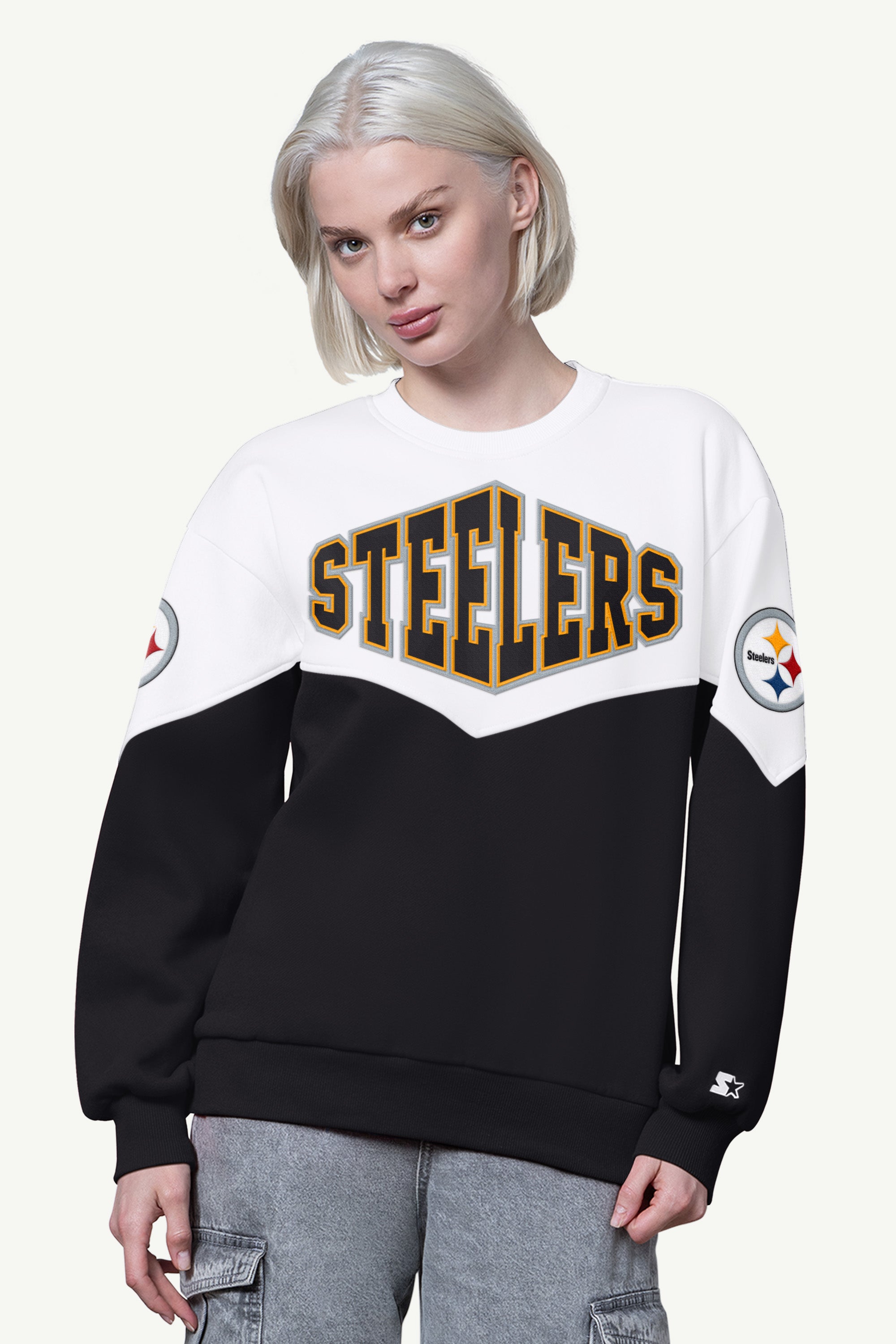WOMENS PITTSBURGH STEELERS CLUTCH HIT FLEECE View 1 | Pittsburgh Steelers