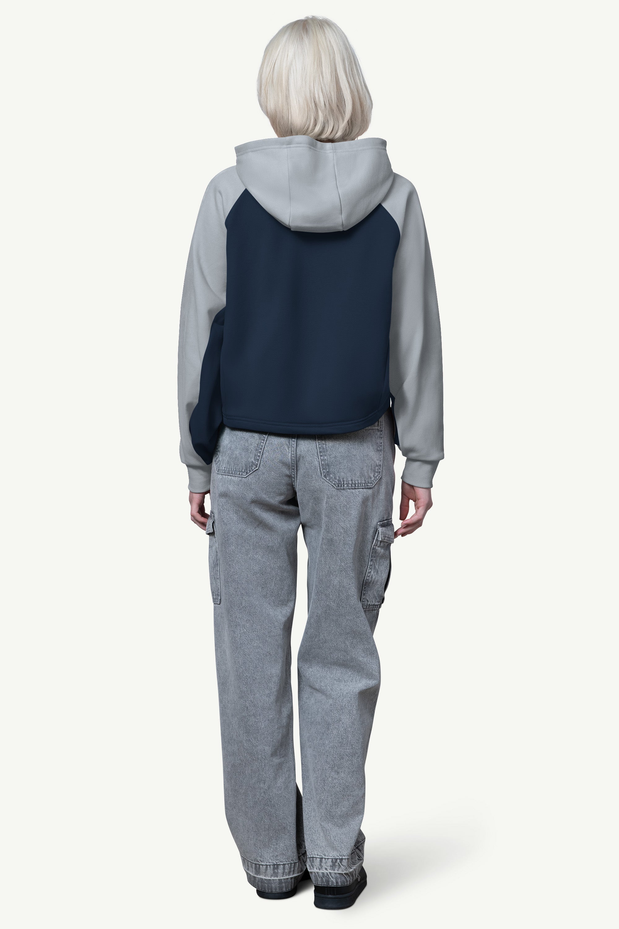 WOMENS DALLAS COWBOYS CROPPED HOODIE View 3 | Dallas Cowboys
