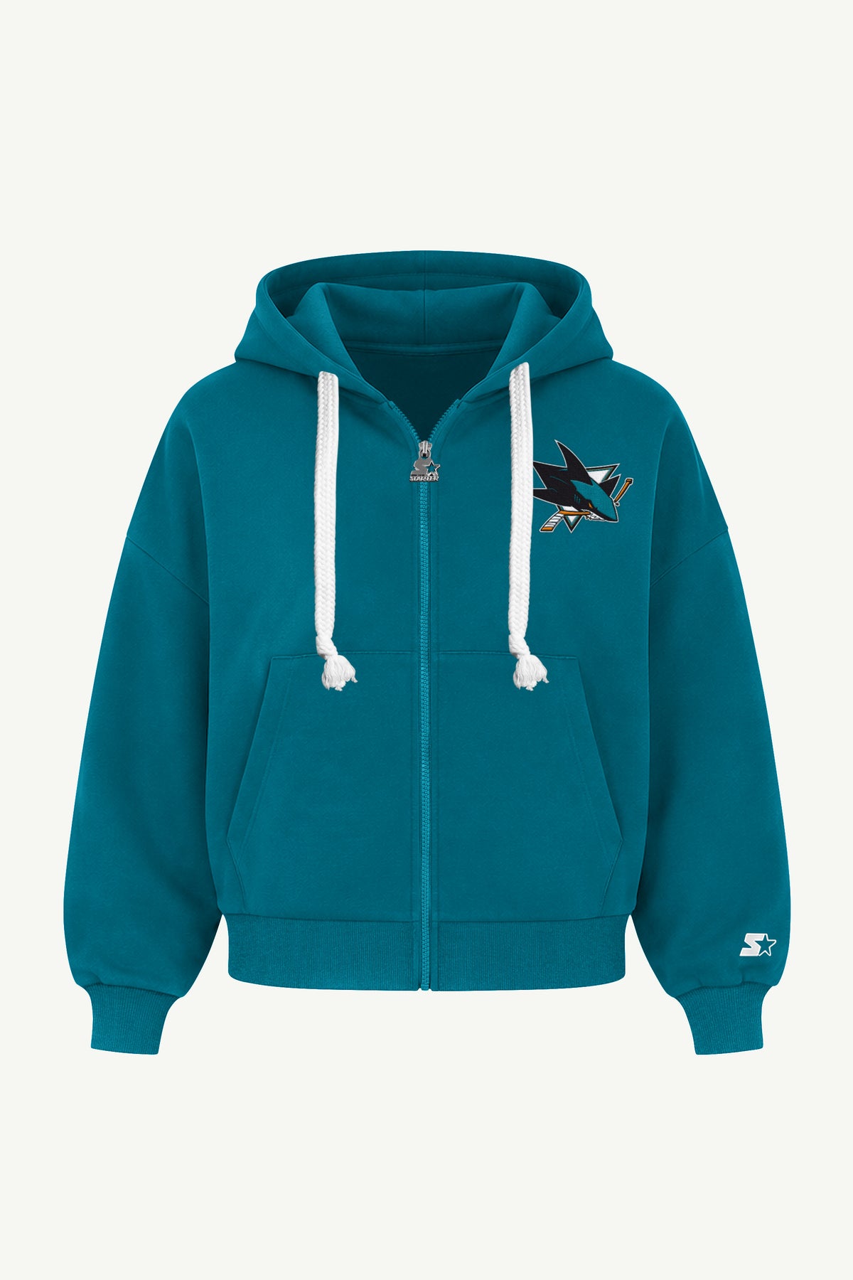 WOMENS SAN JOSE SHARKS HAIL MARY ZIP UP View 2