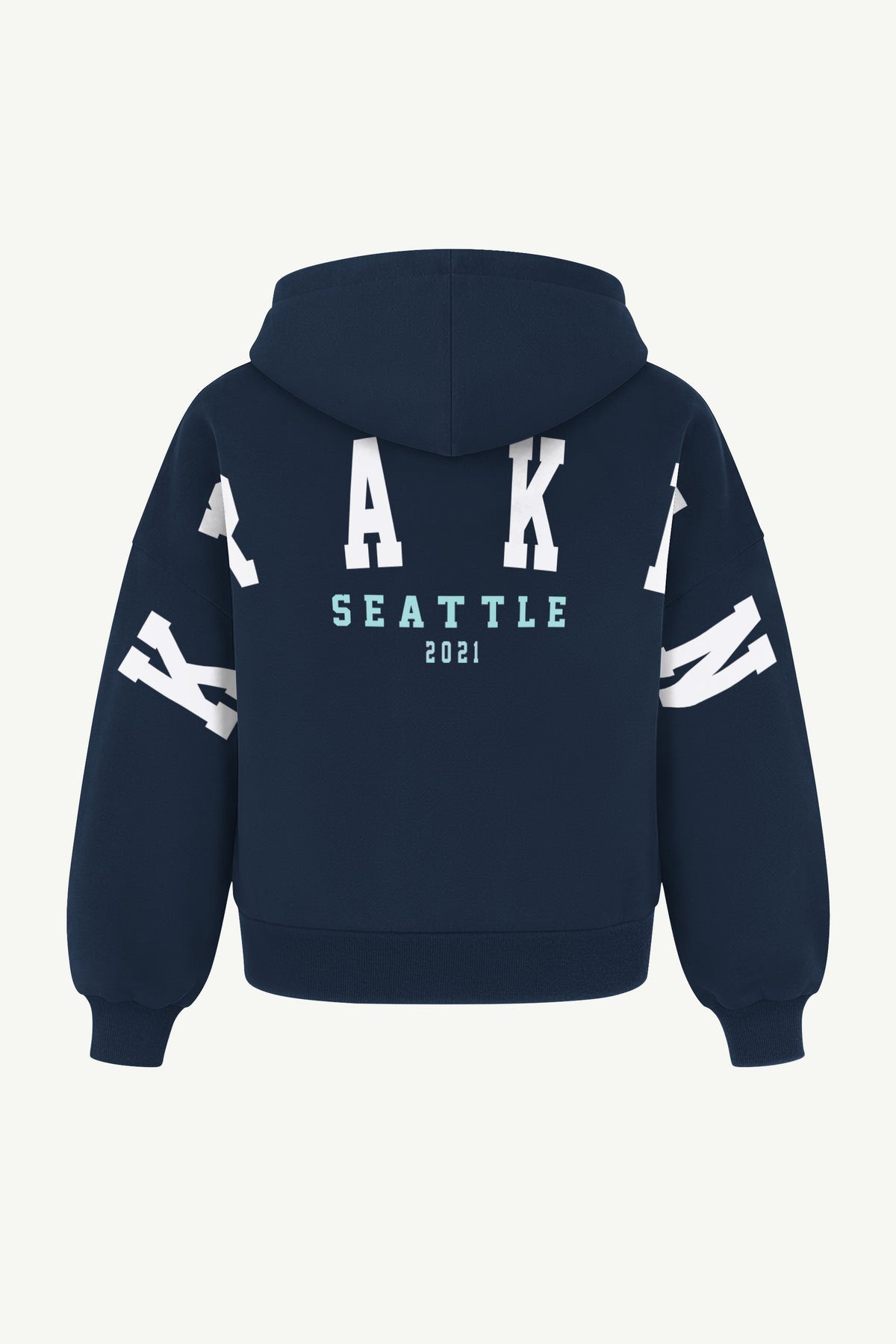 WOMENS SEATTLE KRAKEN HAIL MARY ZIP UP View 3