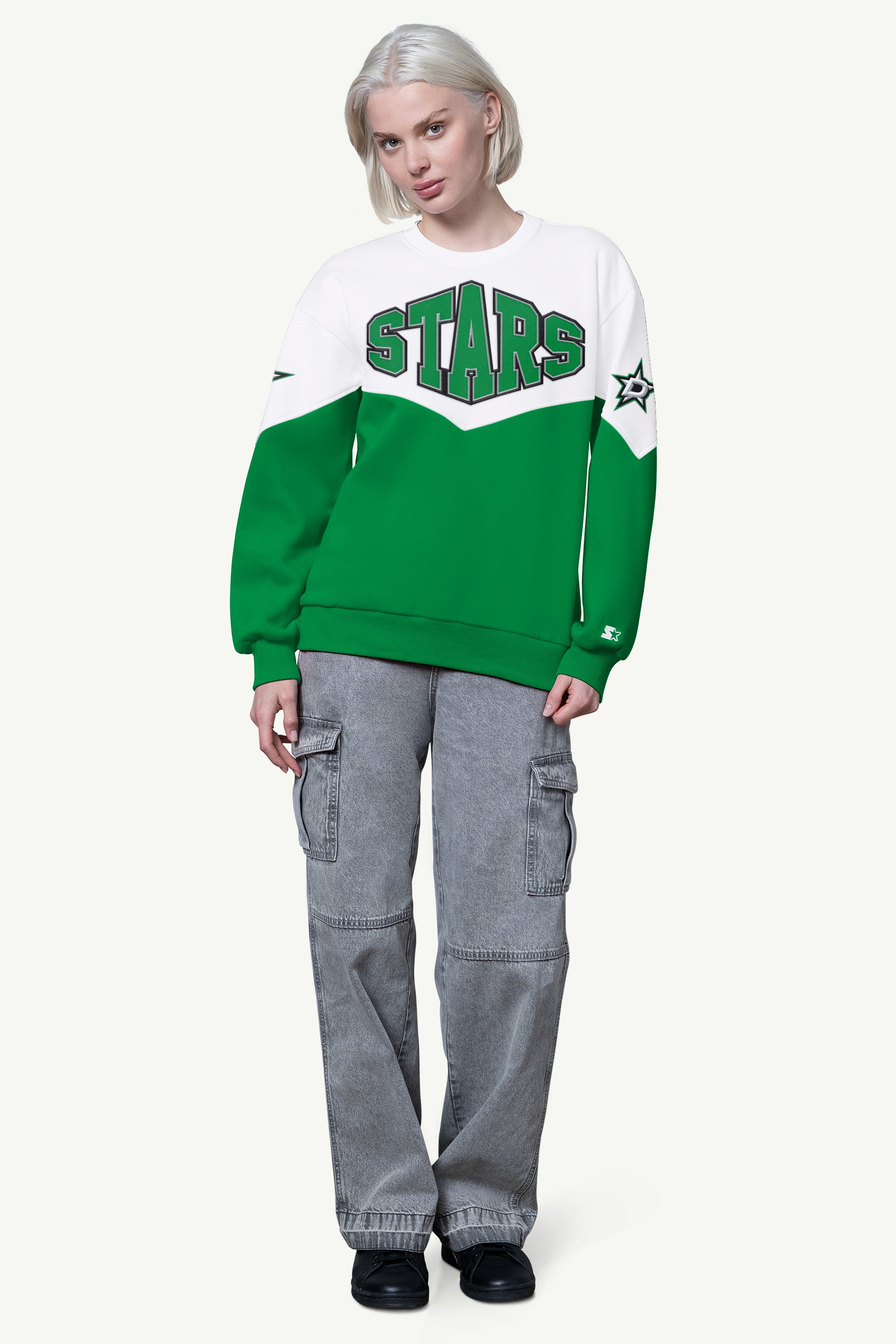 WOMENS DALLAS STARS CLUTCH HIT FLEECE View 2