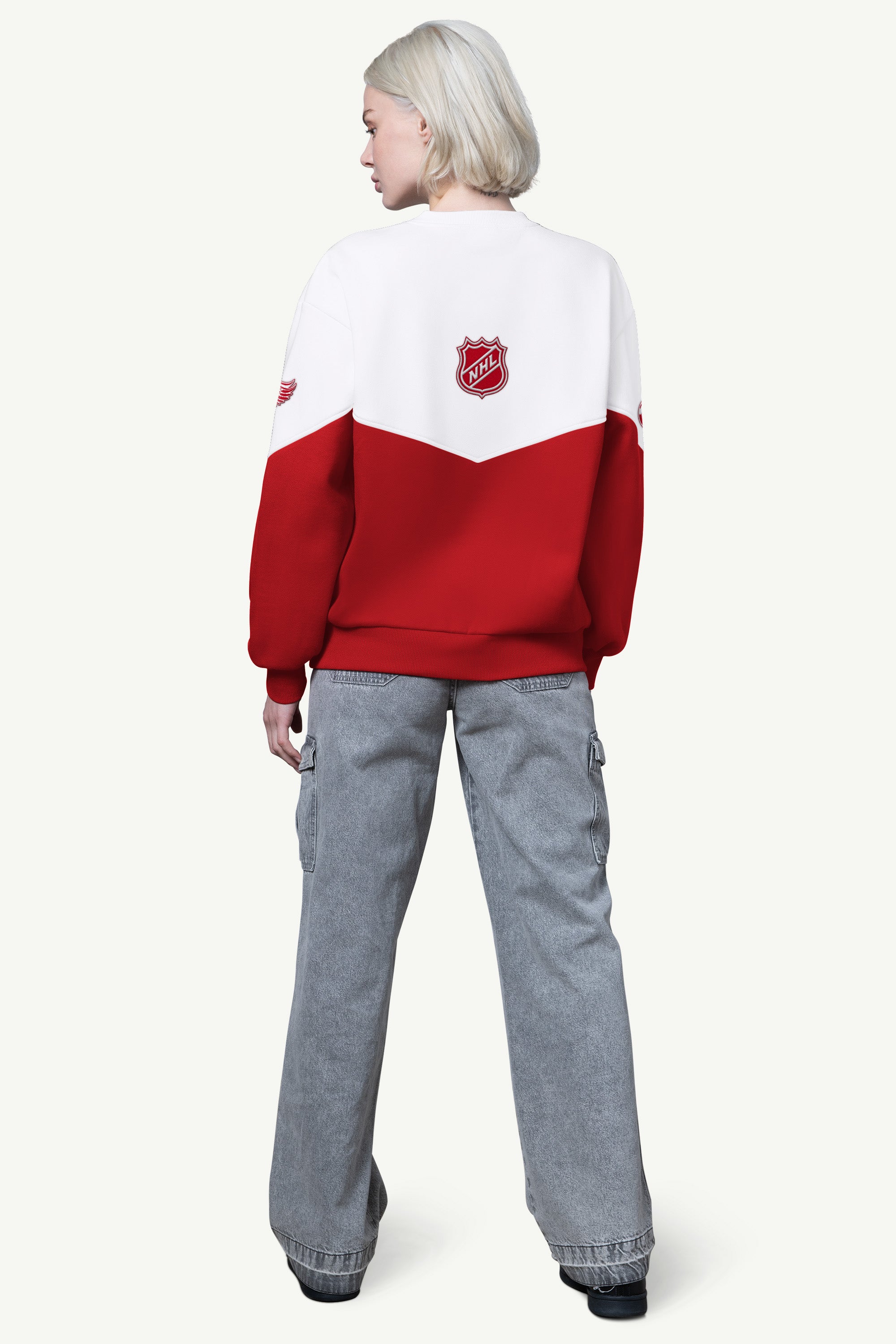 WOMENS DETROIT RED WINGS CLUTCH HIT FLEECE View 3 | Detroit Red Wings