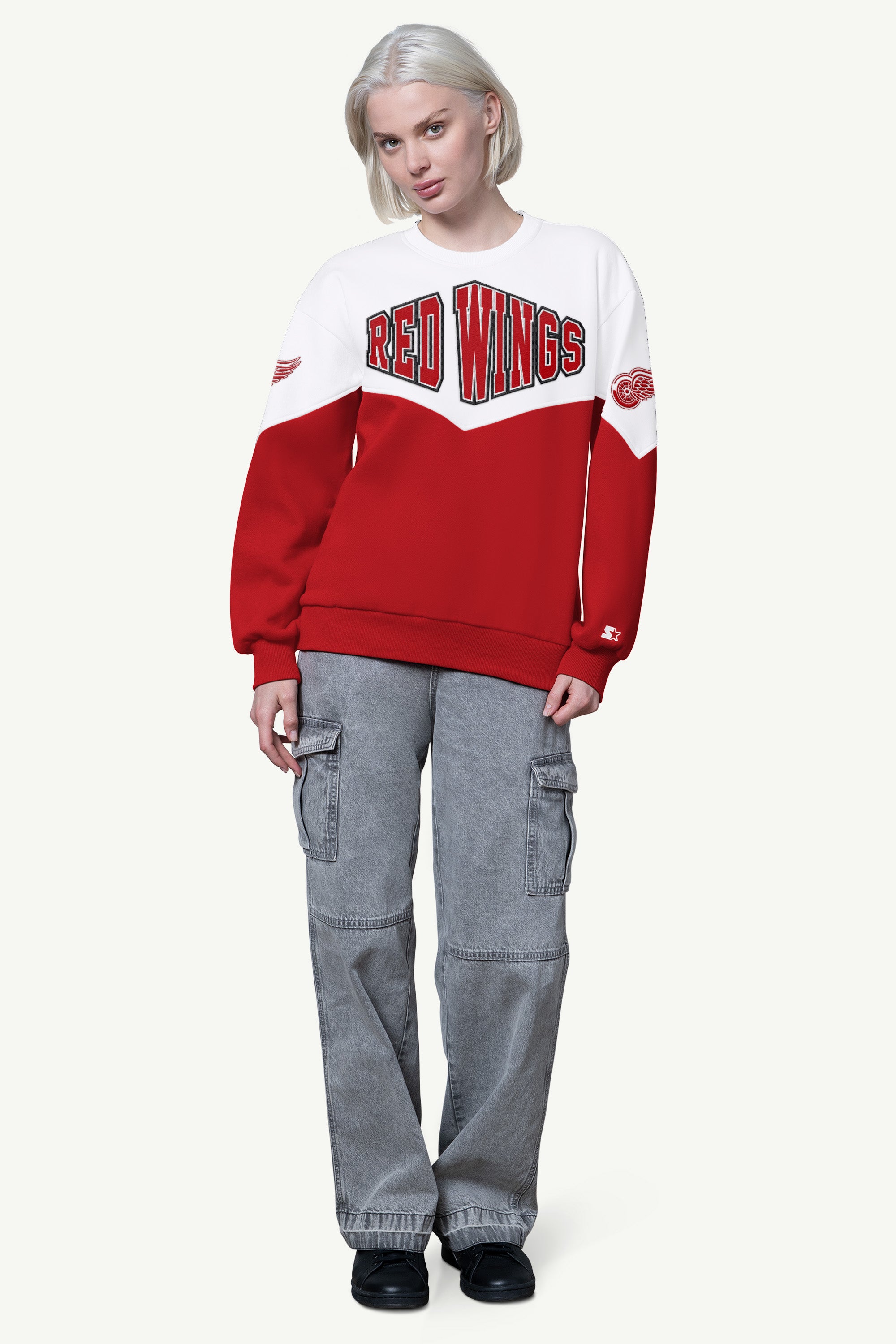 WOMENS DETROIT RED WINGS CLUTCH HIT FLEECE View 2 | Detroit Red Wings