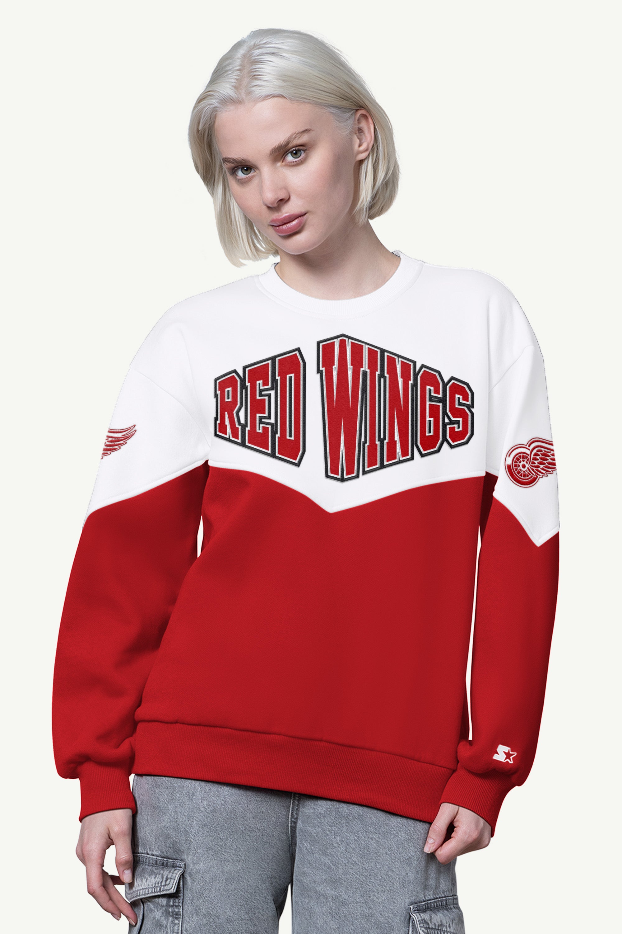 WOMENS DETROIT RED WINGS CLUTCH HIT FLEECE View 1 | Detroit Red Wings