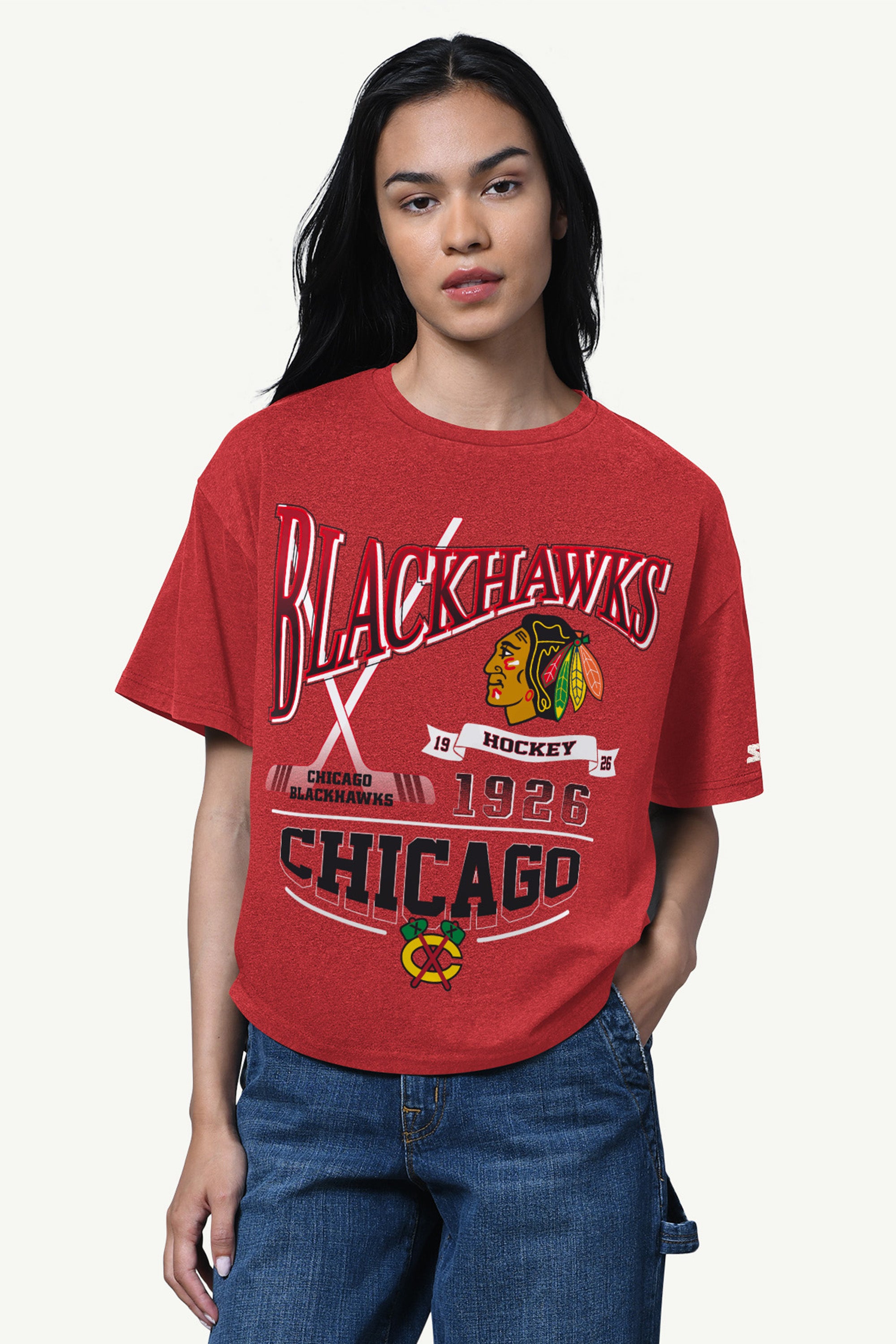 WOMENS CHICAGO BLACKHAWKS HALL OF FAME T SHIRT View 1 | Chicago Blackhawks