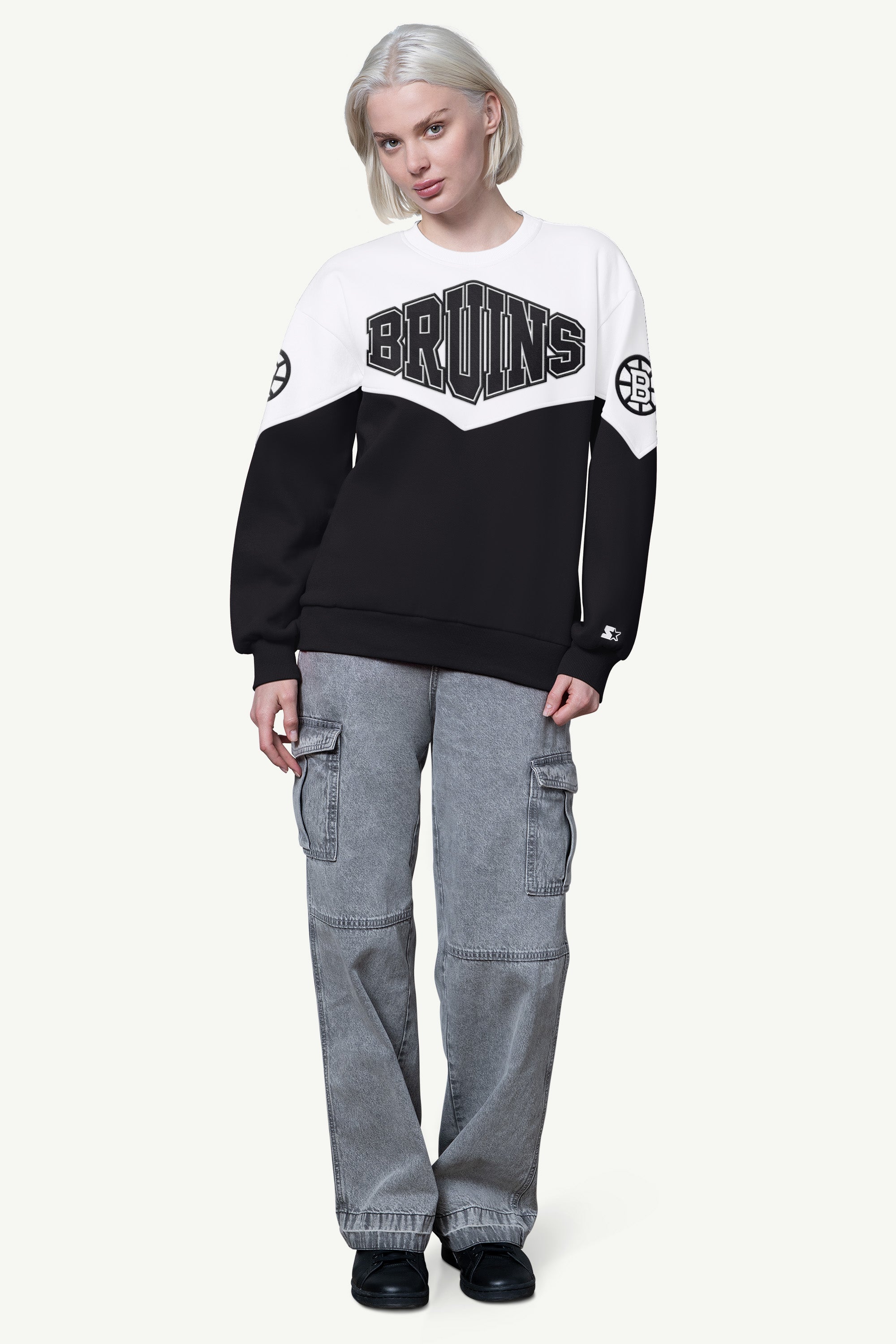 WOMENS BOSTON BRUINS CLUTCH HIT FLEECE View 2 | Boston Bruins