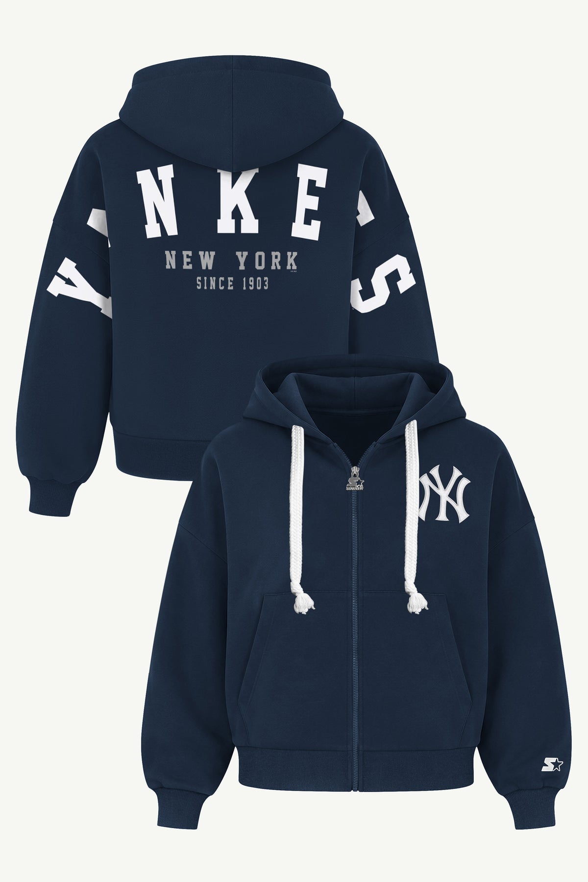 WOMENS NEW YORK YANKEES HAIL MARY ZIP UP View 1