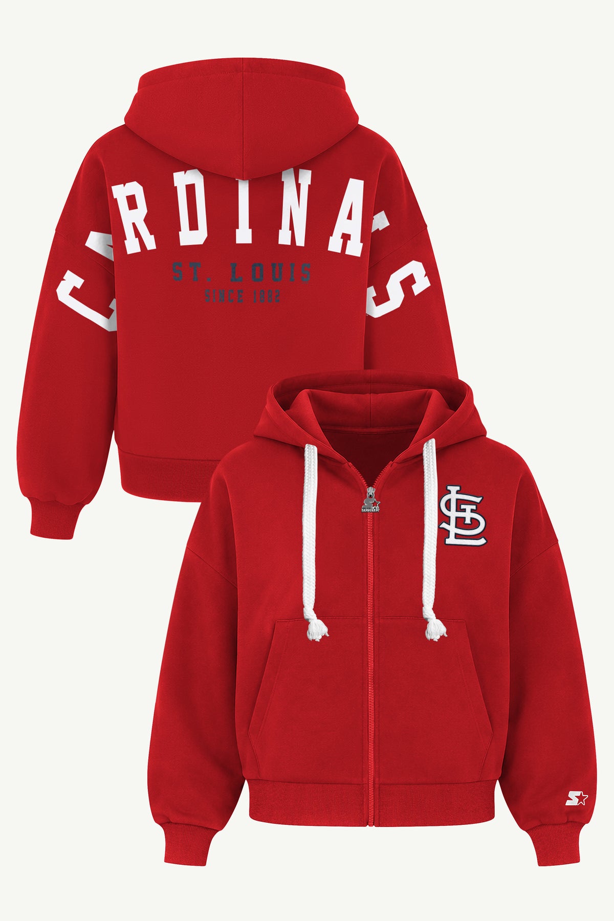 WOMENS ST. LOUIS CARDINALS HAIL MARY ZIP UP View 1