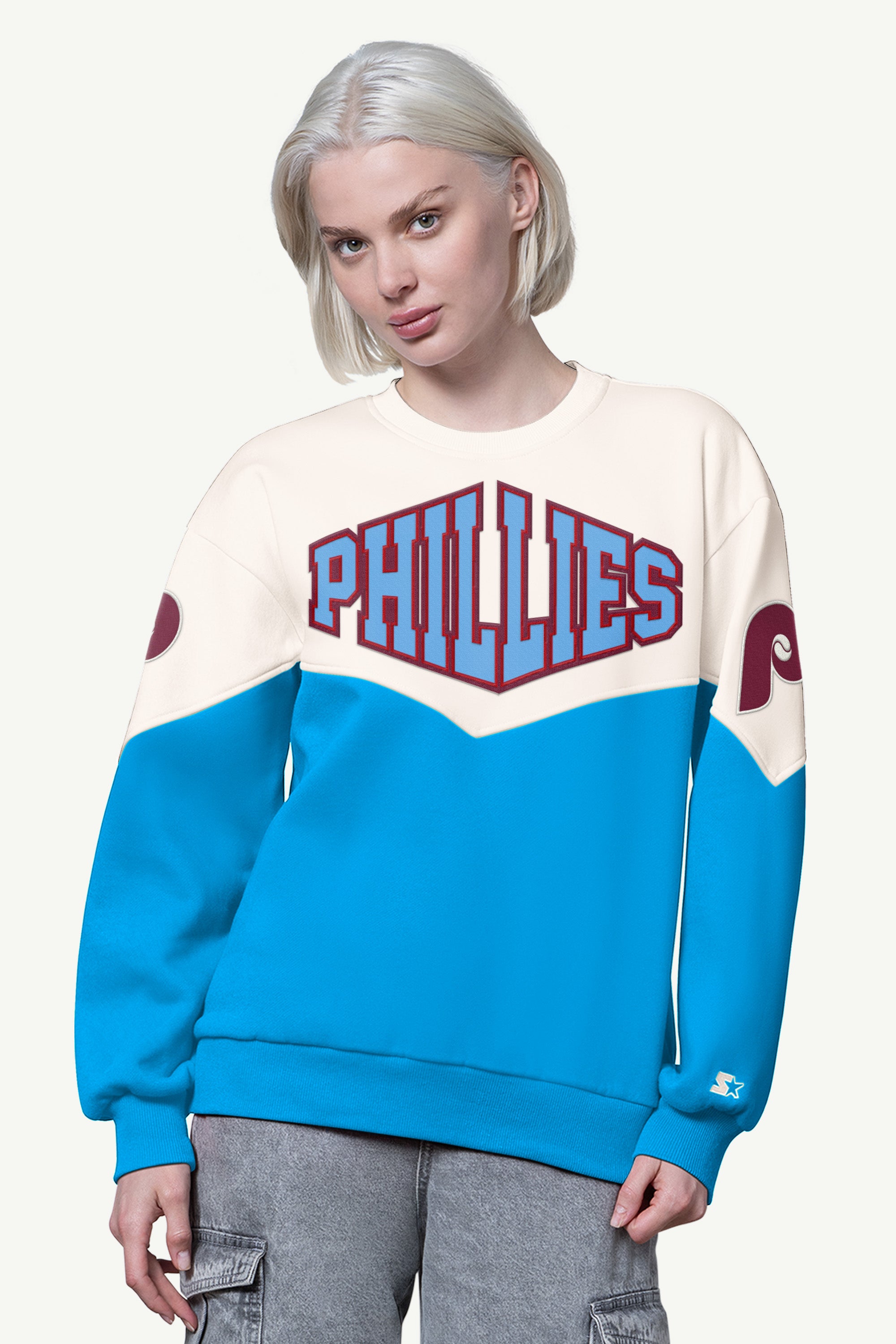 WOMENS PHILADELPHIA PHILLIES CLUTCH HIT FLEECE View 1 | Philadelphia Phillies