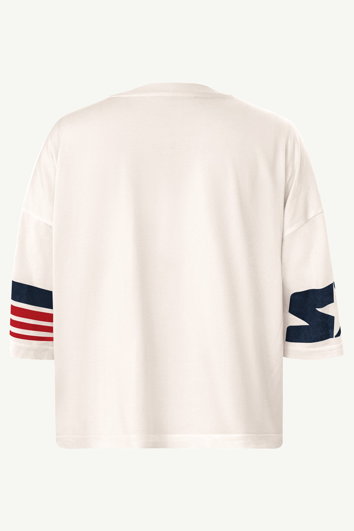 WOMENS USA RINGER OVERSIZED SHORT SLEEVE T SHIRT View 3