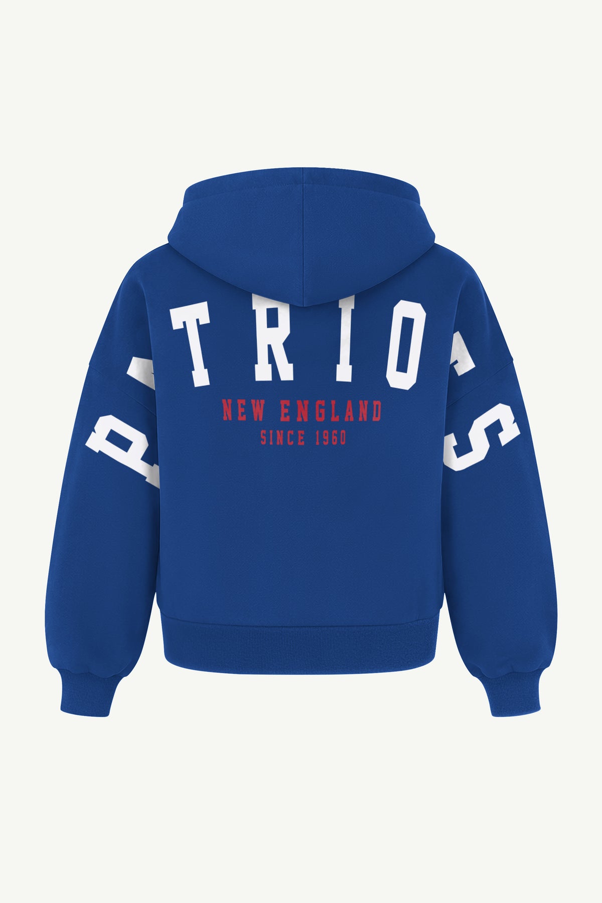 WOMENS NEW ENGLAND PATRIOTS RETRO HAIL MARY ZIP UP View 3