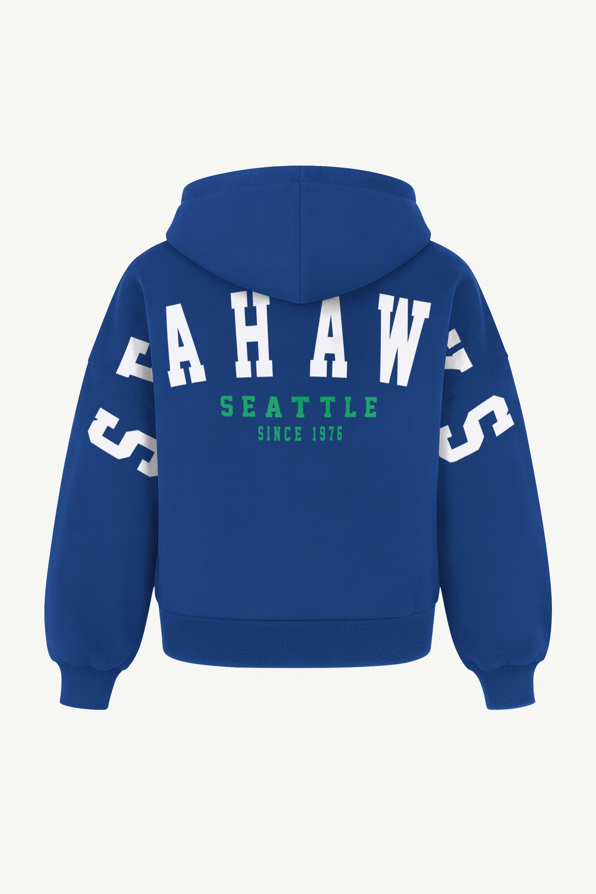 WOMENS SEATTLE SEAHAWKS RETRO HAIL MARY ZIP UP View 3