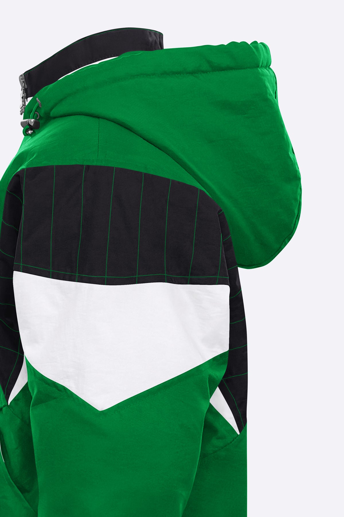 YOUTH BOSTON CELTICS THROWBACK JR HALF ZIP JACKET View 5