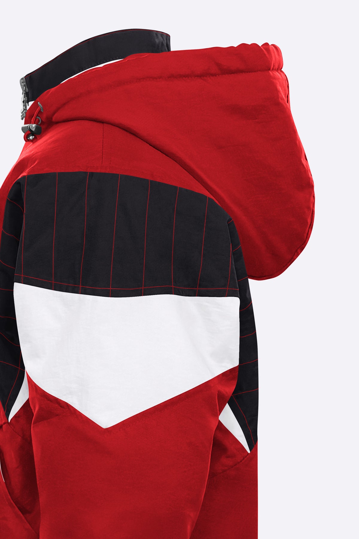 YOUTH CHICAGO BULLS THROWBACK JR HALF ZIP JACKET View 5