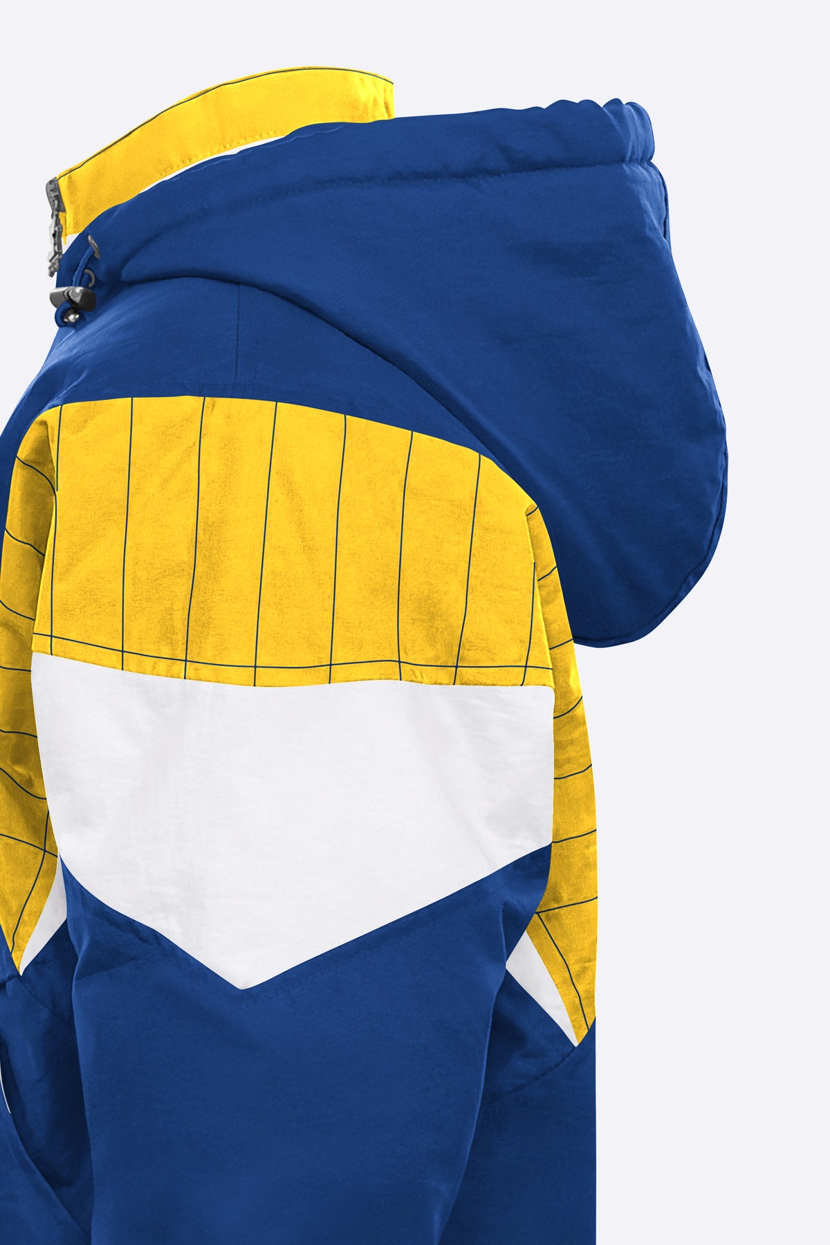 YOUTH GOLDEN STATE WARRIORS THROWBACK JR HALF ZIP JACKET View 5