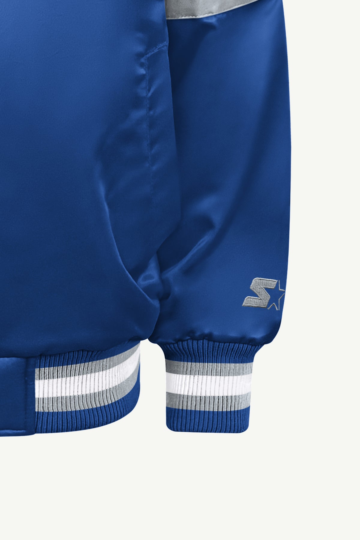 YOUTH LOS ANGELES DODGERS COURTSIDE JR SATIN VARSITY JACKET View 5