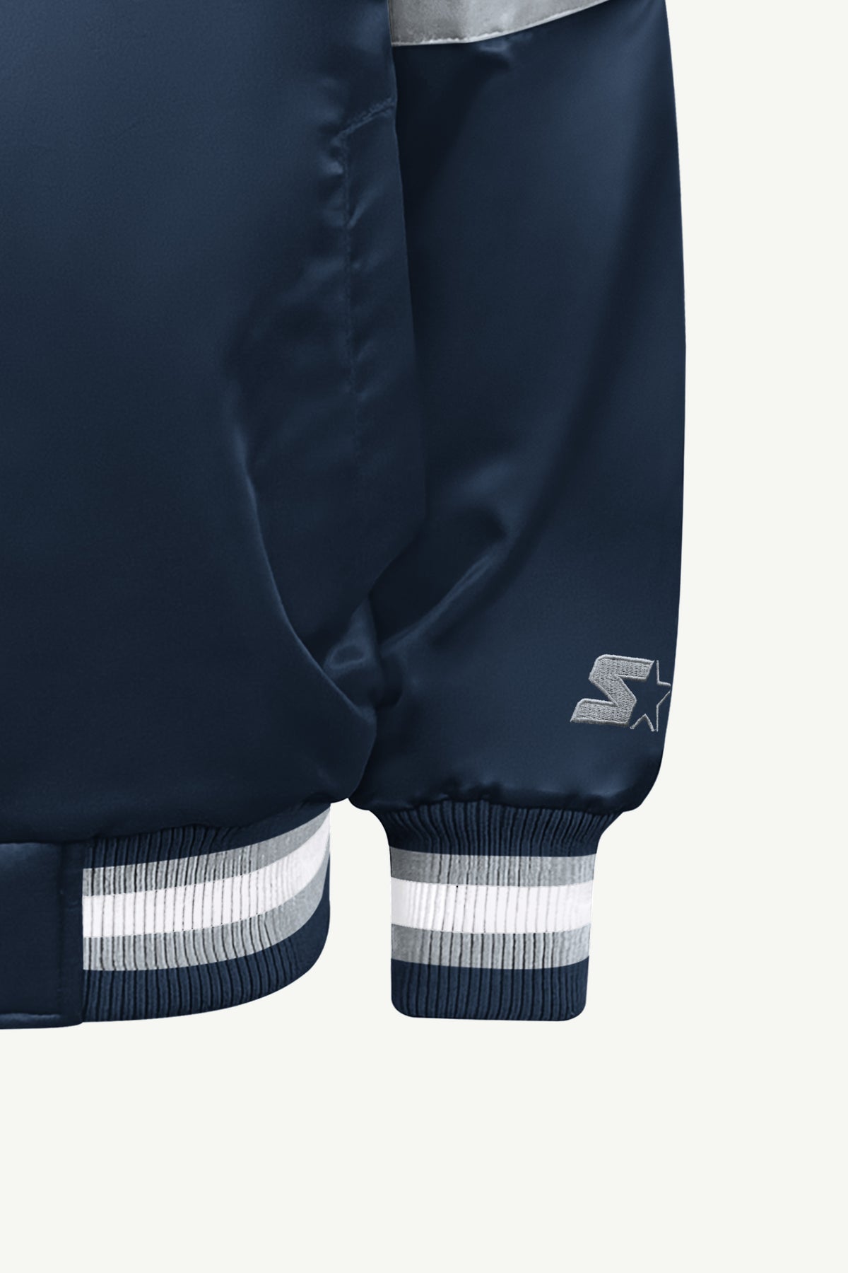 YOUTH NEW YORK YANKEES COURTSIDE JR SATIN VARSITY JACKET View 5