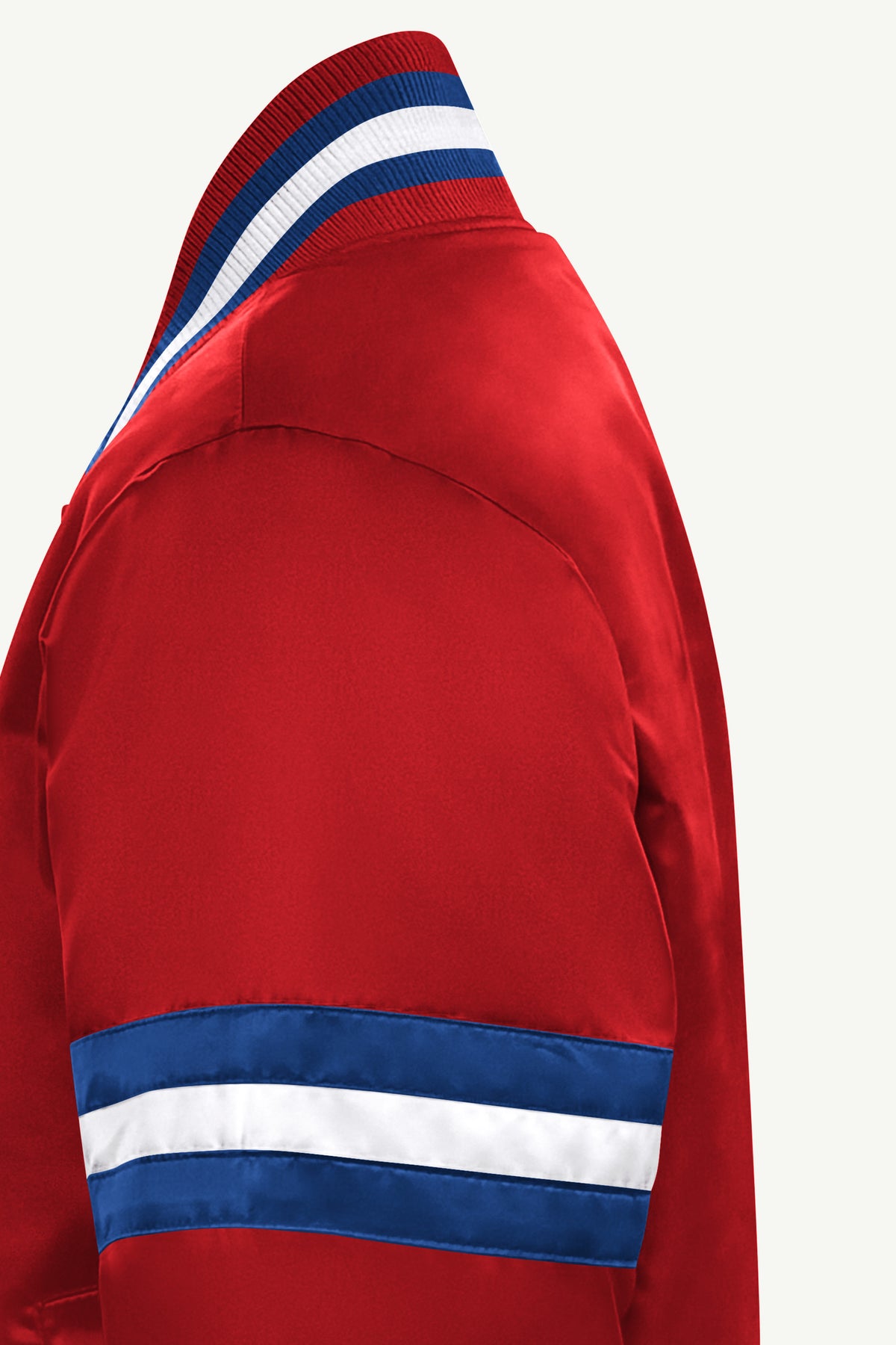 YOUTH PHILADELPHIA PHILLIES COURTSIDE JR SATIN  VARSITY JACKET View 4